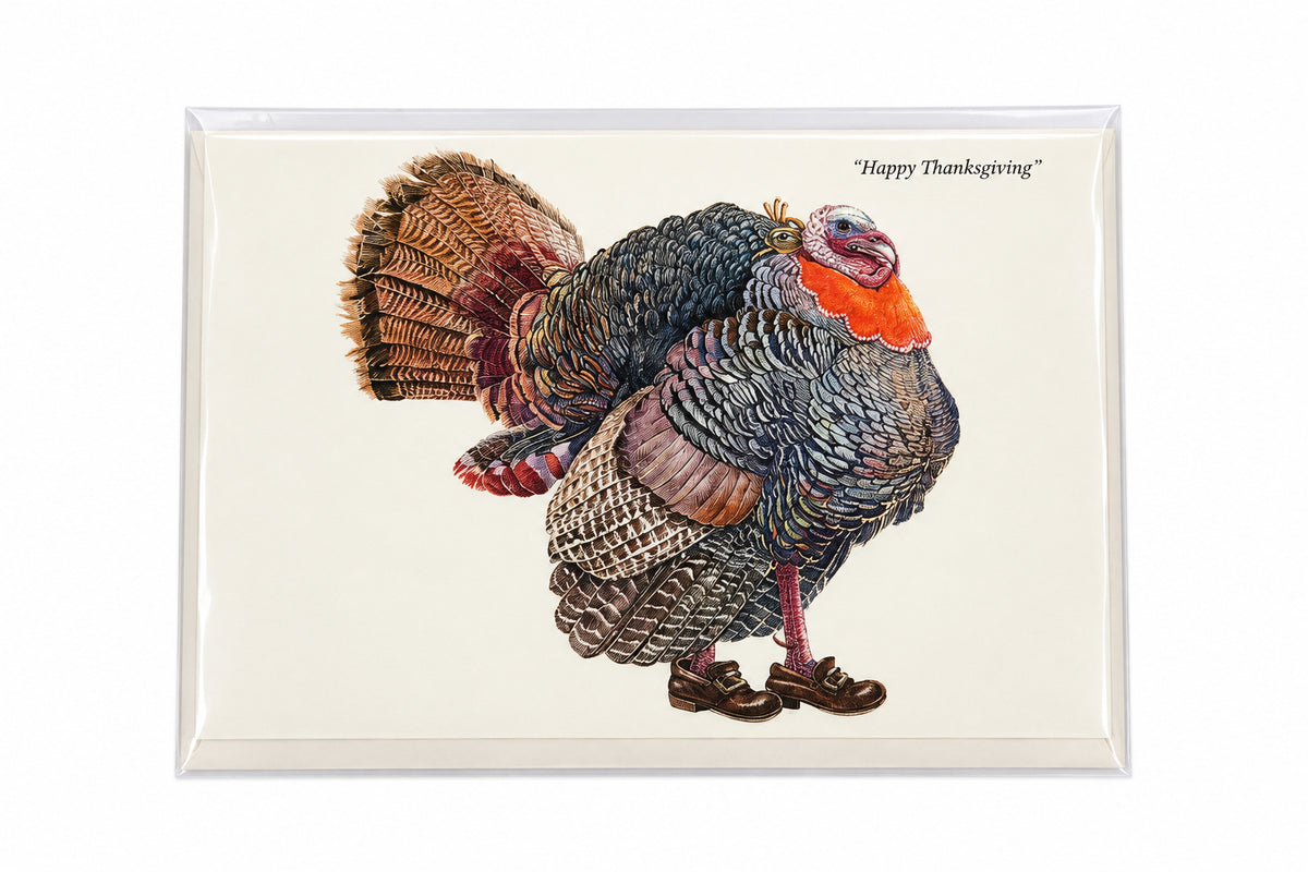 Paula Skene Thanksgiving Turkey Card