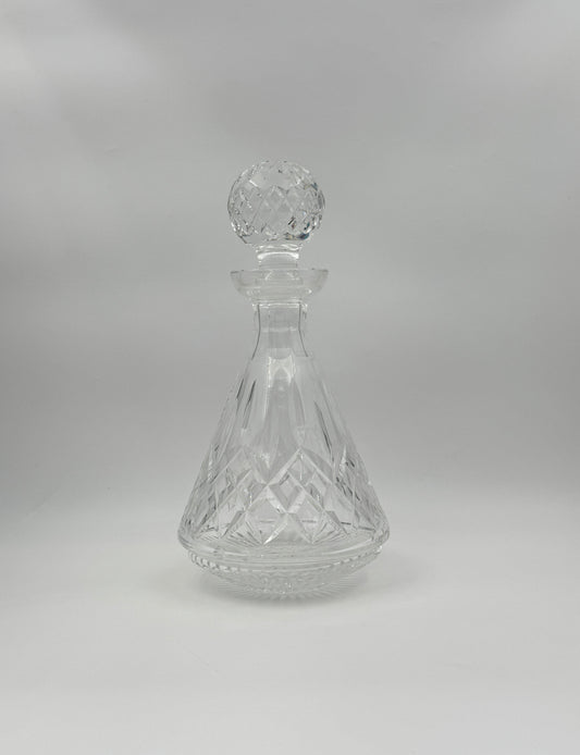 Waterford Crystal Decanter – Lismore Pattern – Cut Glass with Stopper