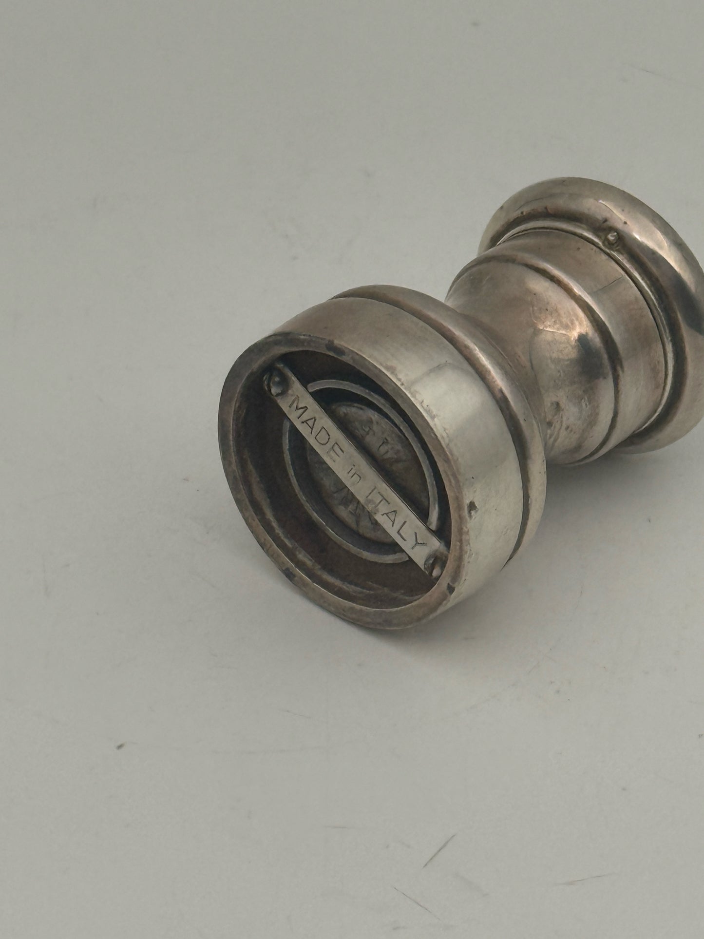 Sterling Silver Salt And Pepper Shaker Made Italy