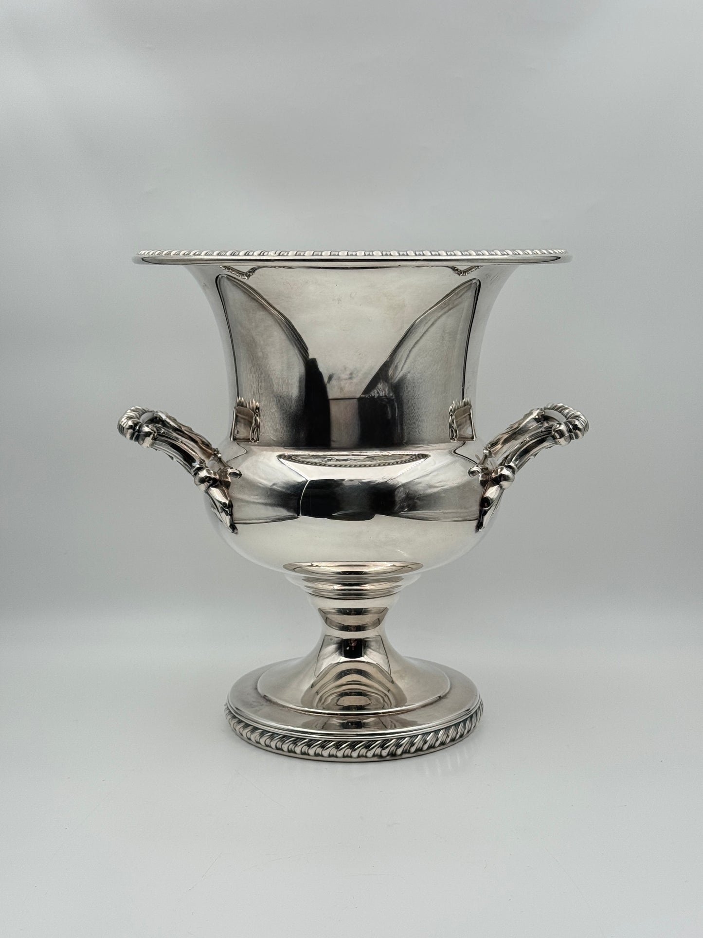 Silverplate Champagne Cooler – Engraved Thomas C. Deane 1965