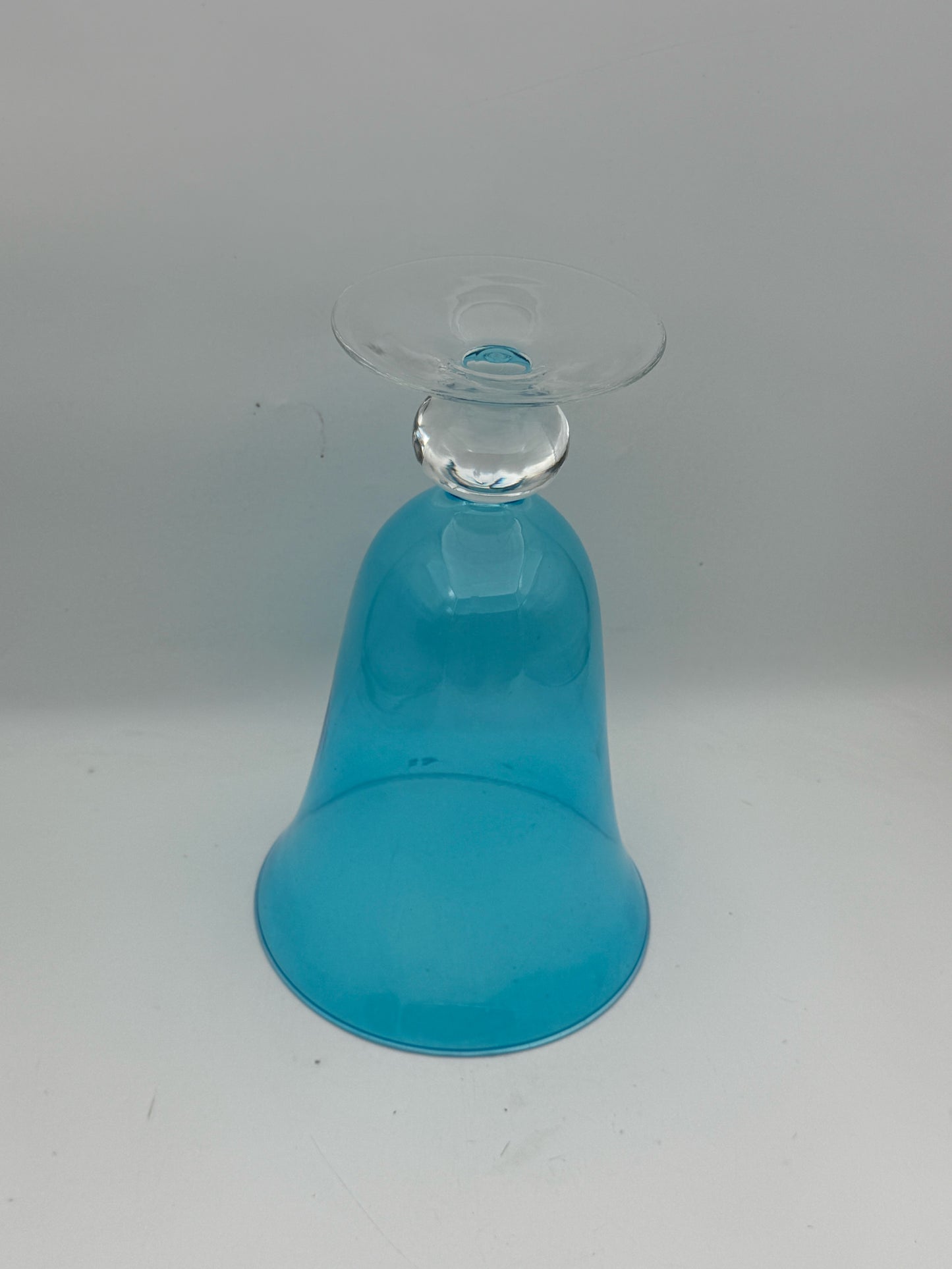 Turquoise Glass Vase