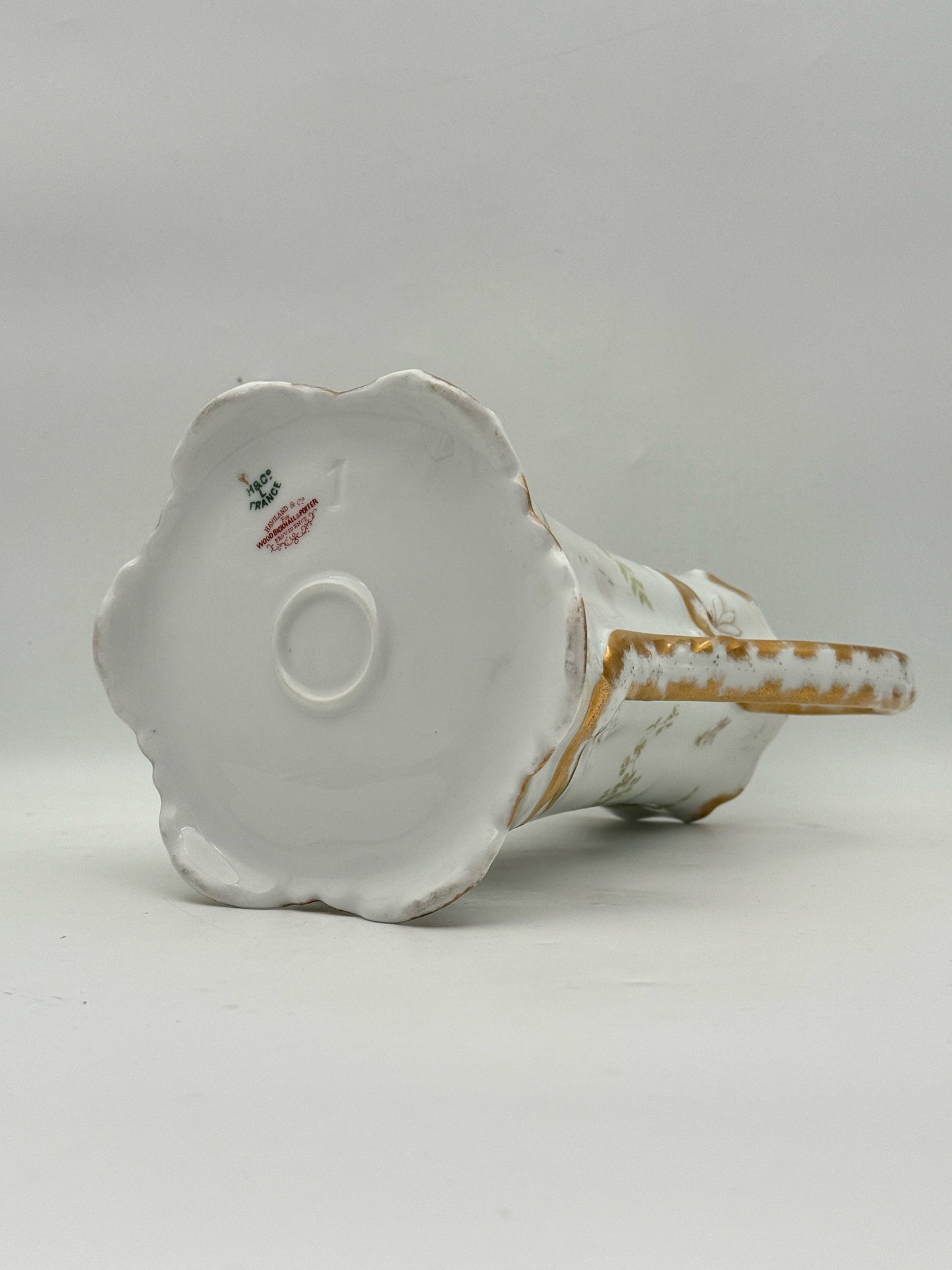 Haviland Limoges Floral Pitcher
