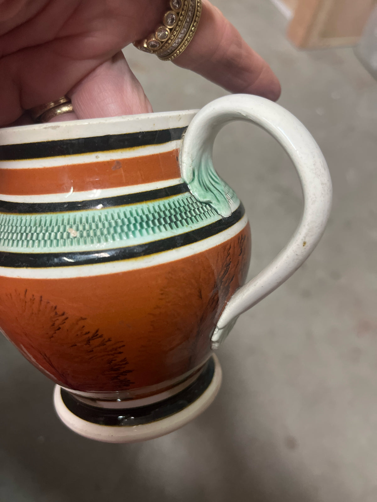 Mochaware Pitcher
