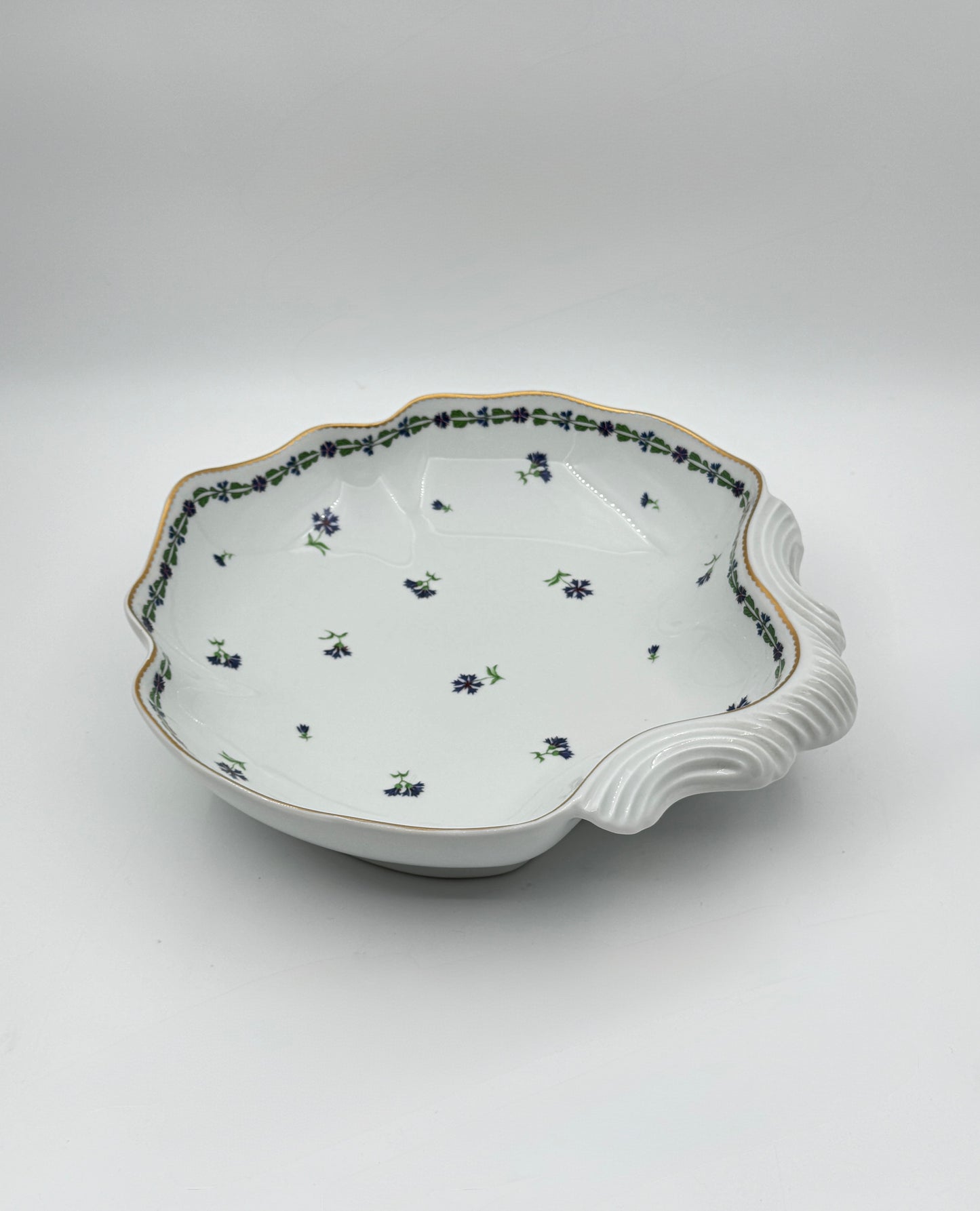 Tiffany & Co. “Villandry” Open Serving Bowl – Limoges, France – 11" with Scroll Handle