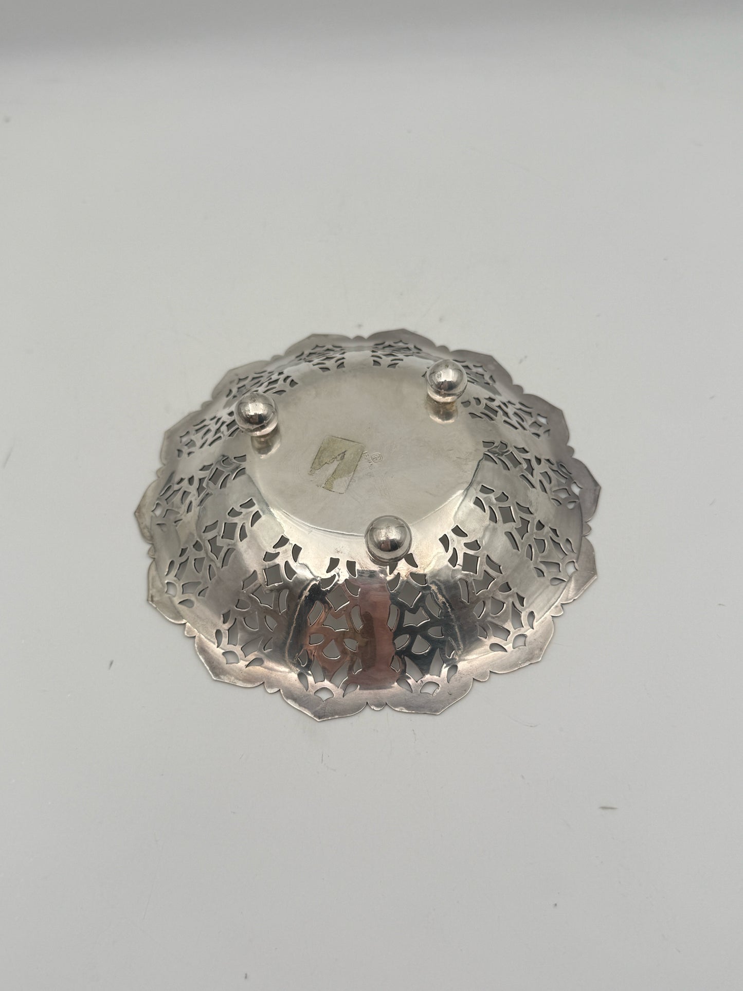 Silverplate Pierced Decorative Bowl