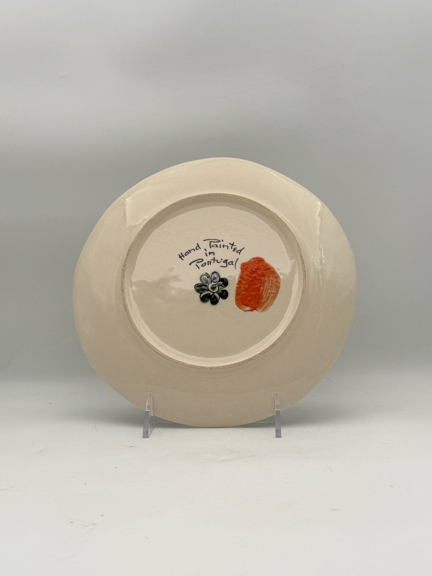 Handpainted Plate Made In Portugal