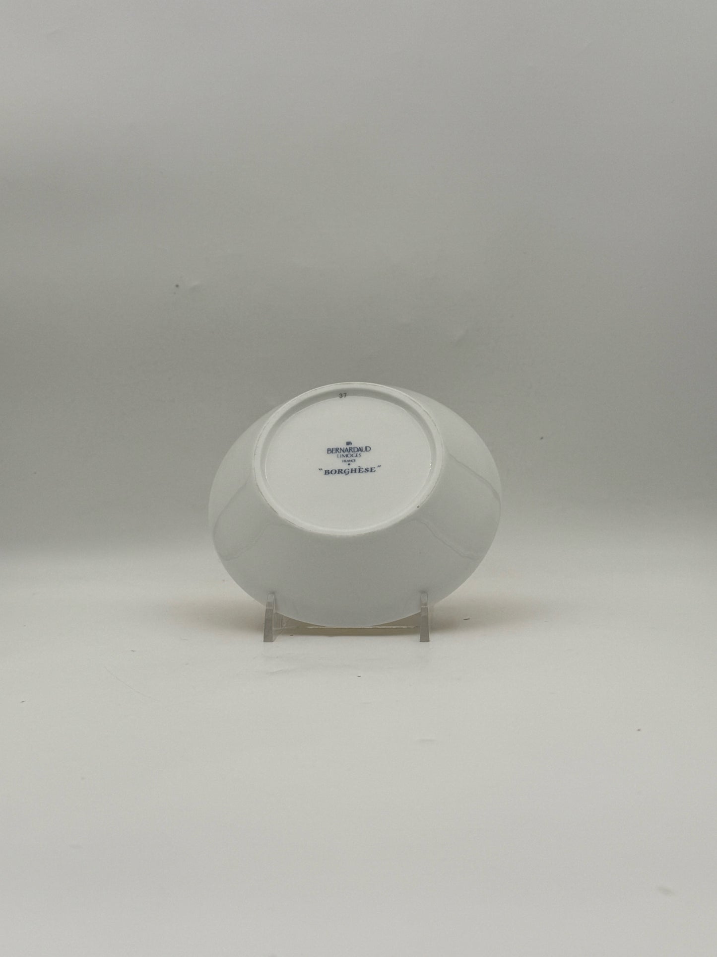 Bernardaud "Borghese" Set Of 6 Yellow Rim Fruit Bowls