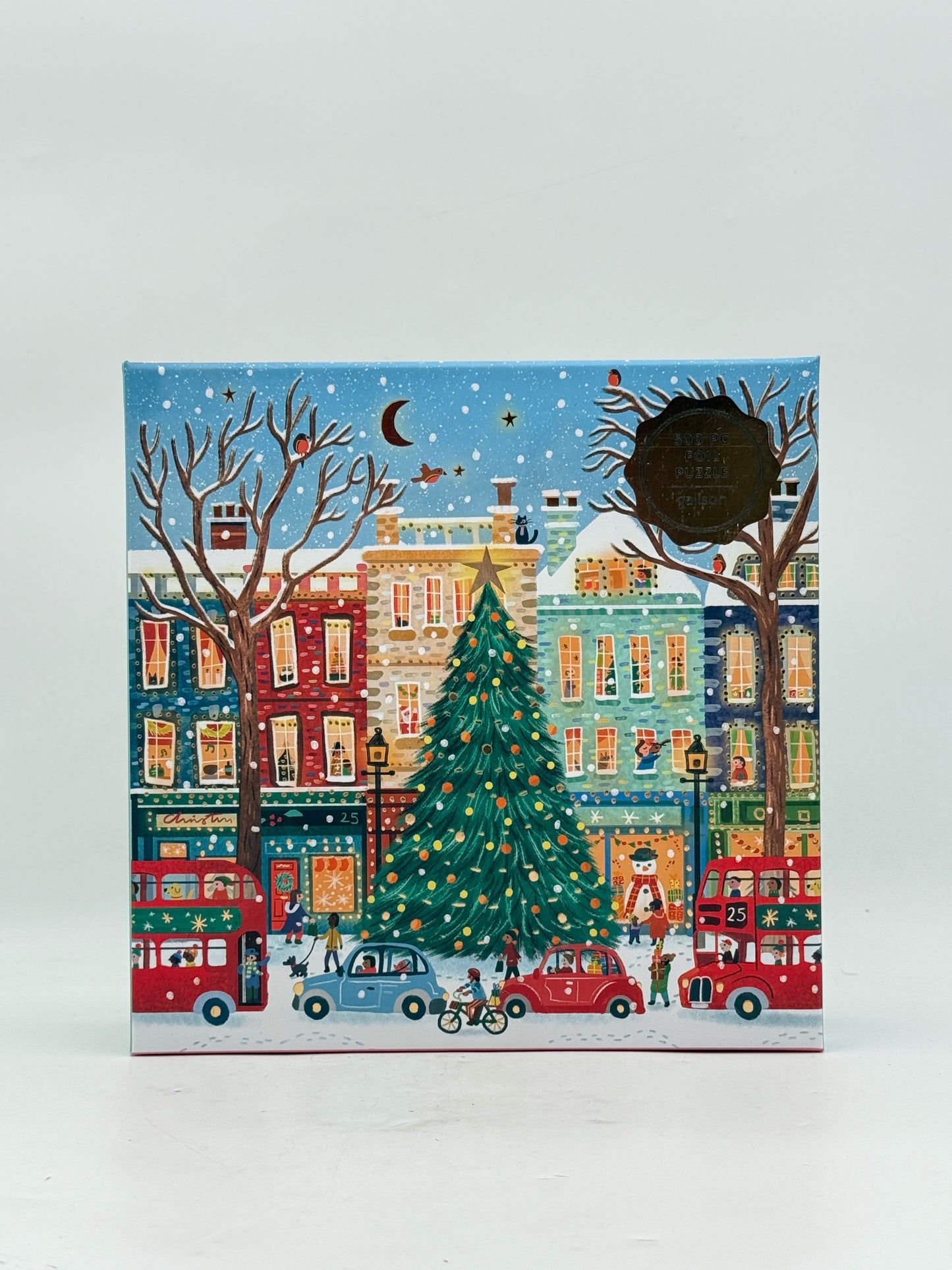 Galison "Tinsel City" 500 Piece Puzzle