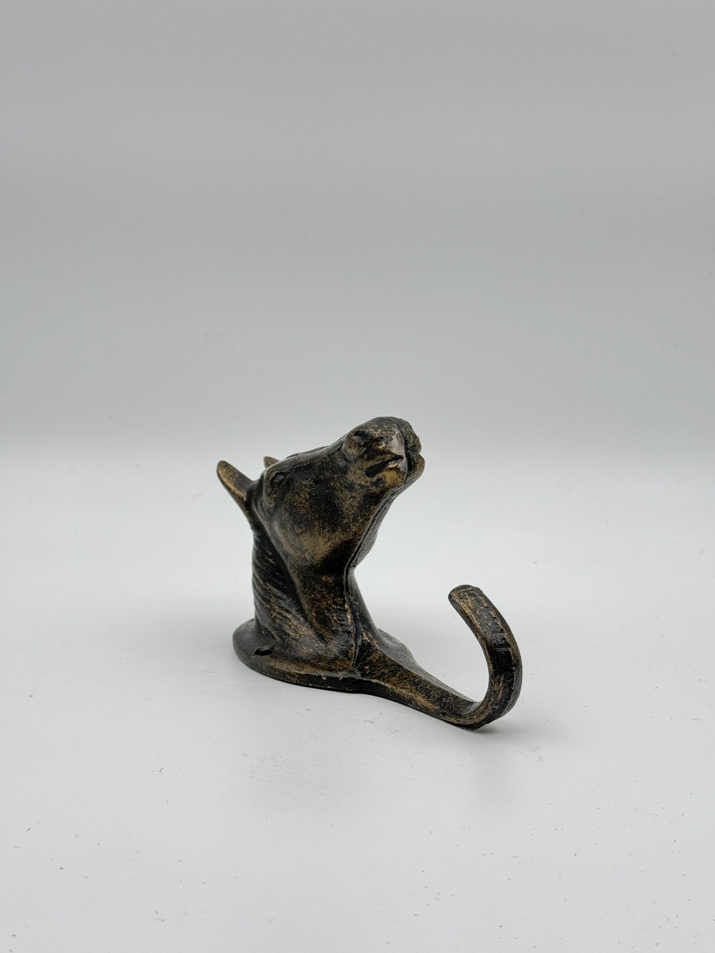 Vintage-Style Cast Iron Horse Head Wall Hook