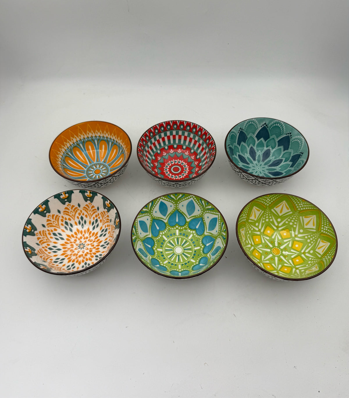 Small Ceramic Bowls- Set Of 6