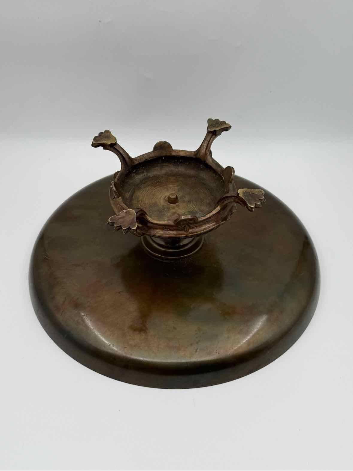 Antique Bronze Tazza With Clodion Inspired Relief