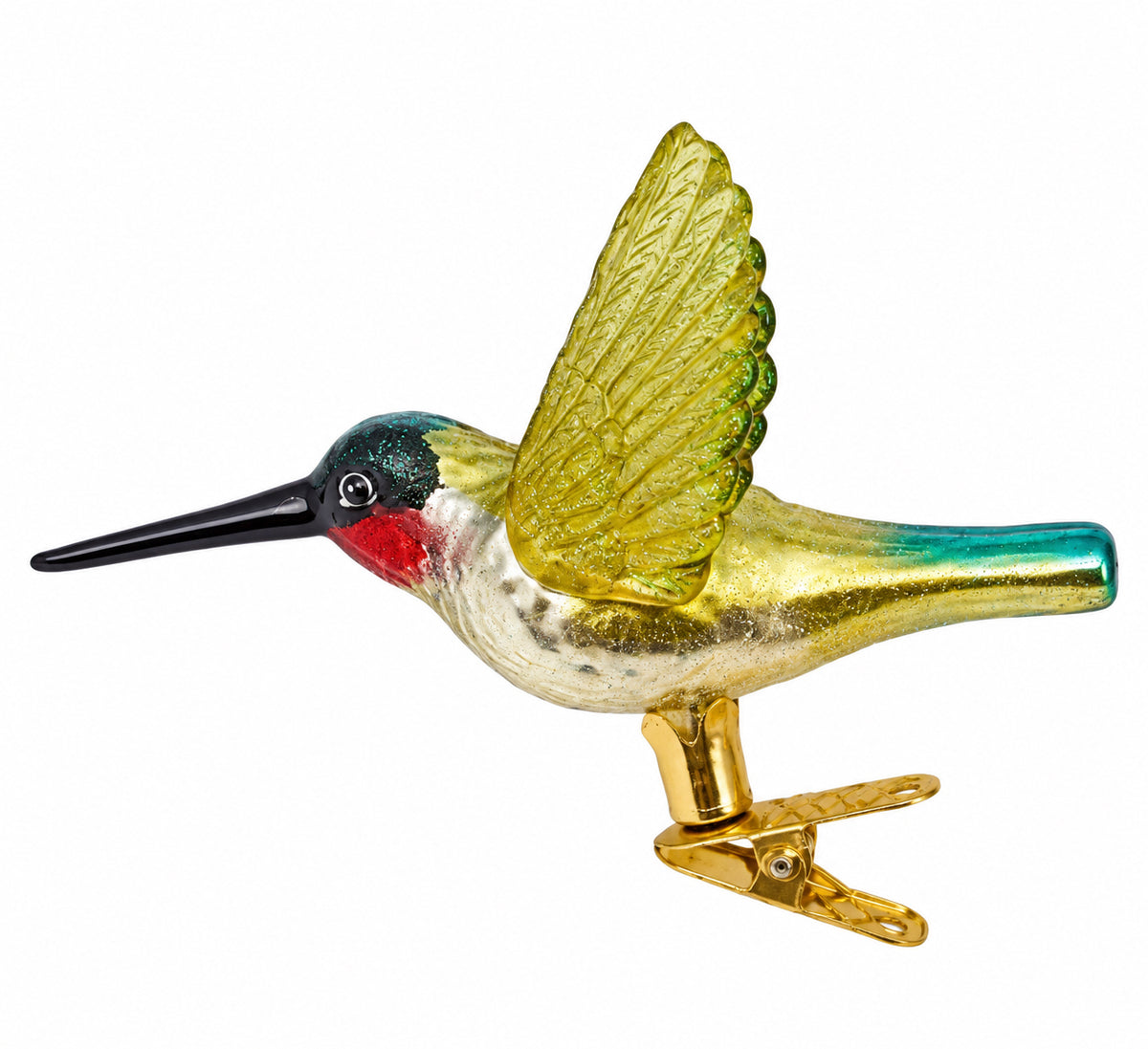 Kurt S. Adler Yellow Hummingbird Ornament