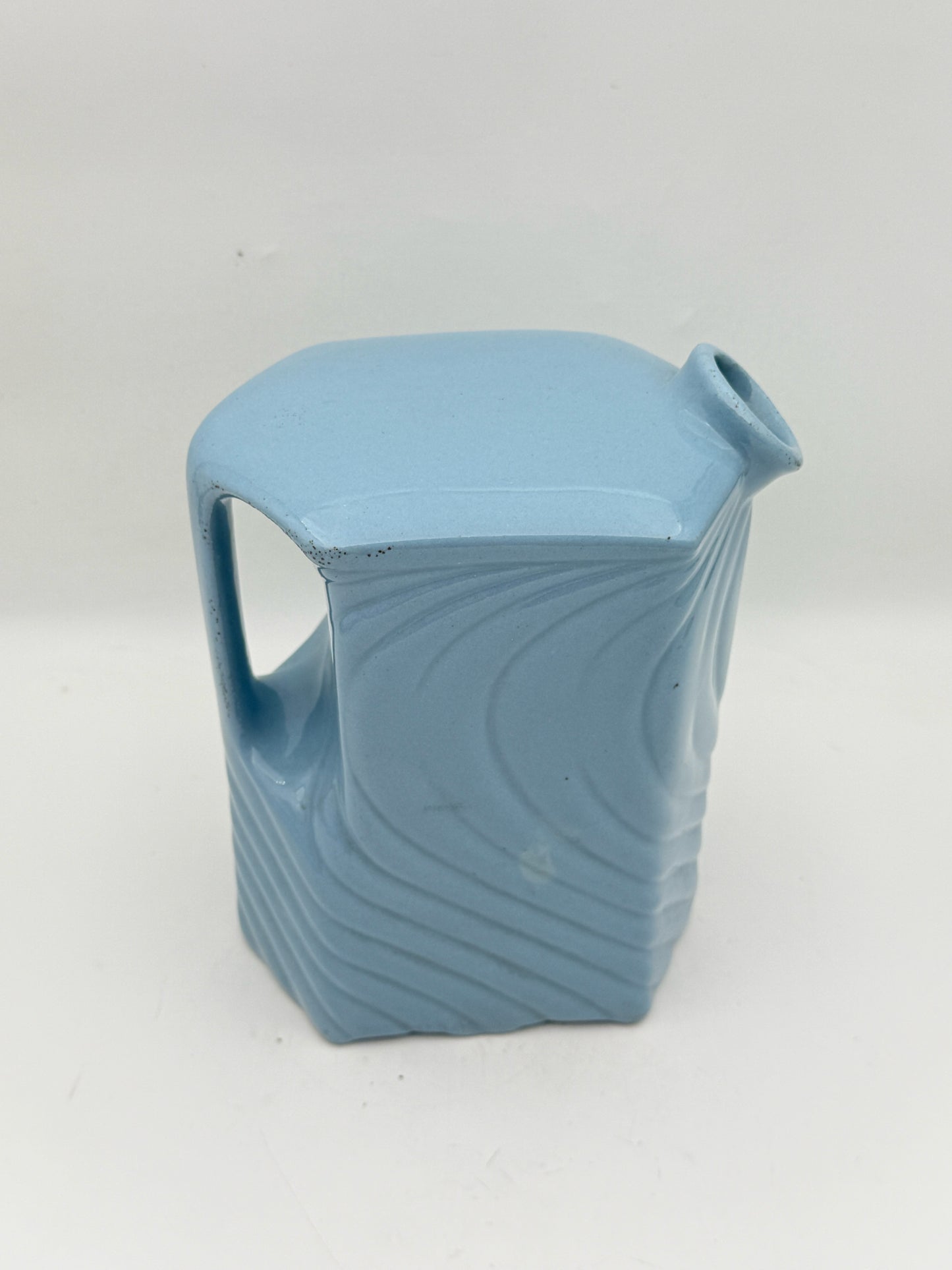 1930's Cornflower Blue Ceramic Refrigerator Jug