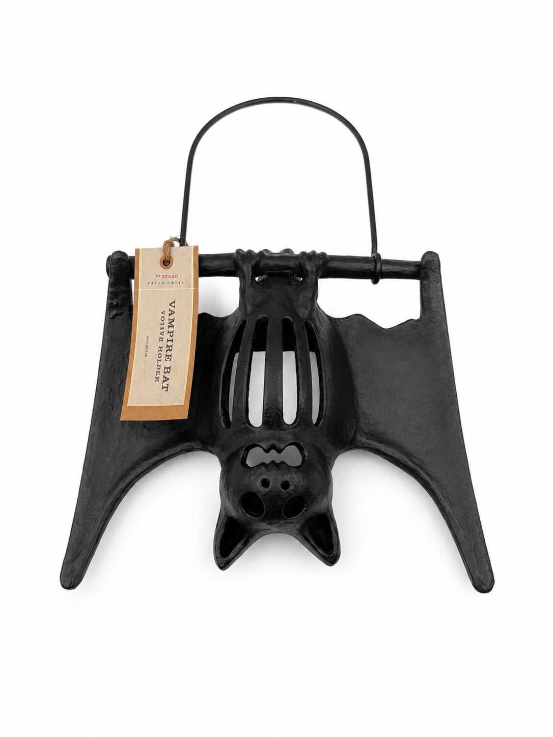 Pottery Barn Halloween Vampire Bat Candle Holder