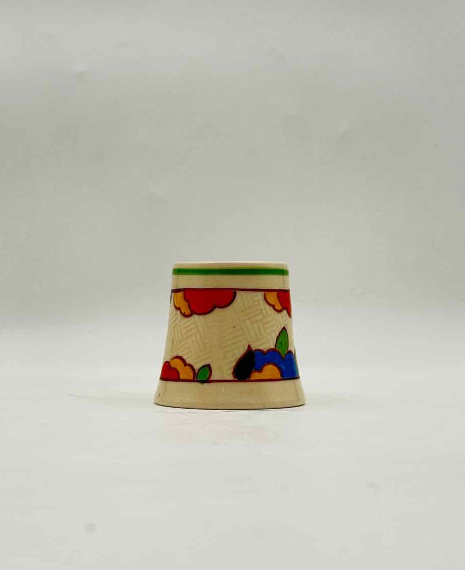 1930s Royal Doulton Art Deco Egg Cup – Hand-Painted Floral