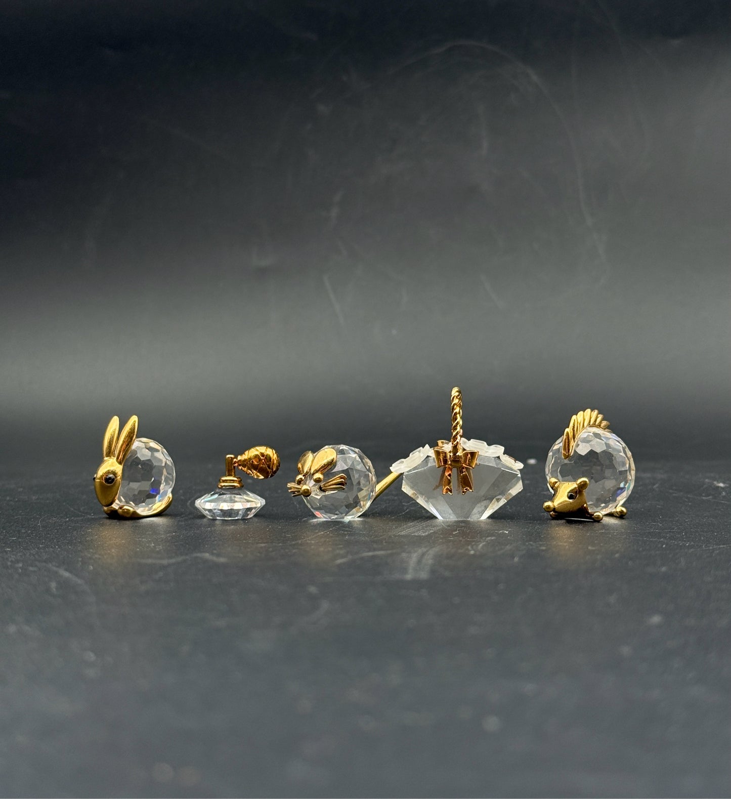 Miniature Memories Crystal Figurine Collection- Set Of 5