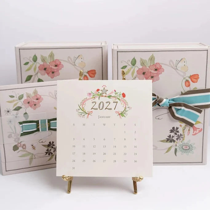 Karen Adams 2027 Classic Desk Calendar Refill