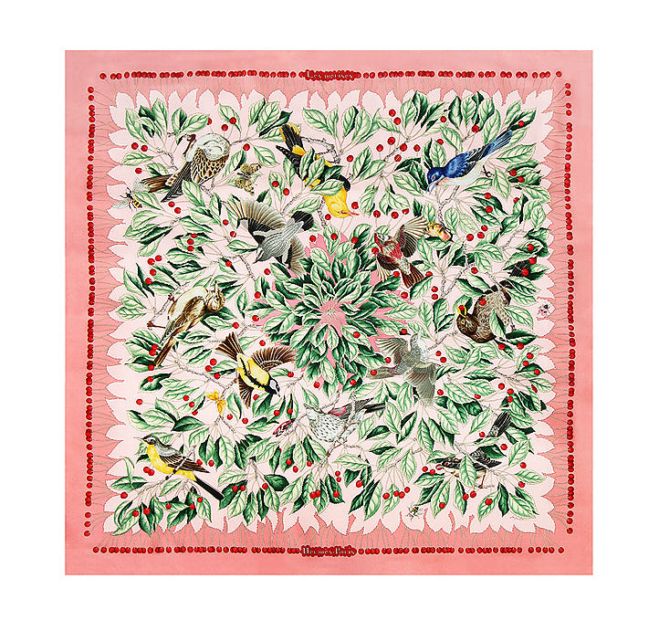 Hermès “Les Merises” Silk Scarf – 90 cm – Antoine de Jacquelot, 1992