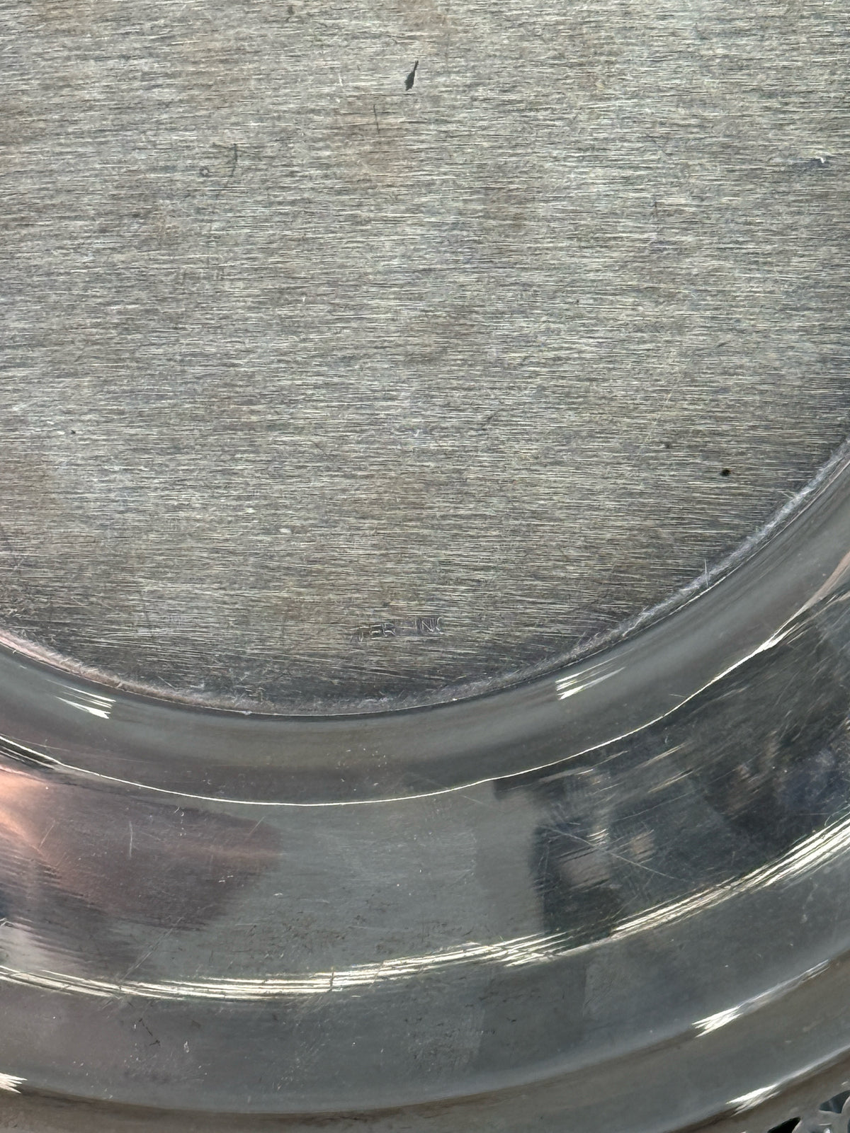 Sterling Silver Pierced Plate
