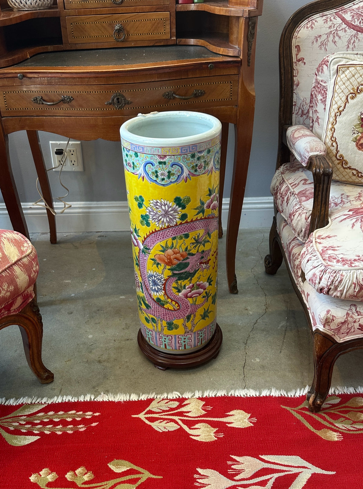 Porcelain Umbrella Stand - In Store Pick Up Only