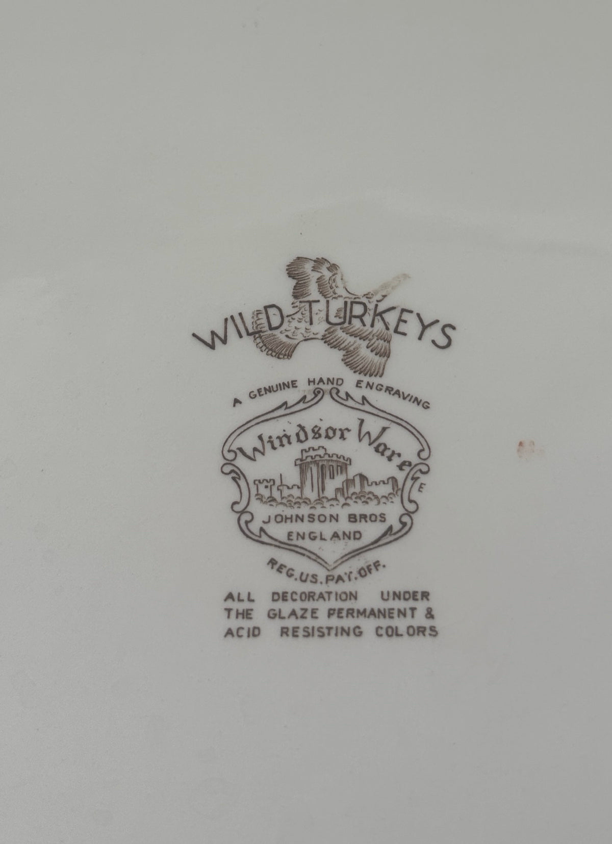 Johnson Bros Platter