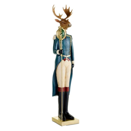 Holiday Woodland Moose Soldier