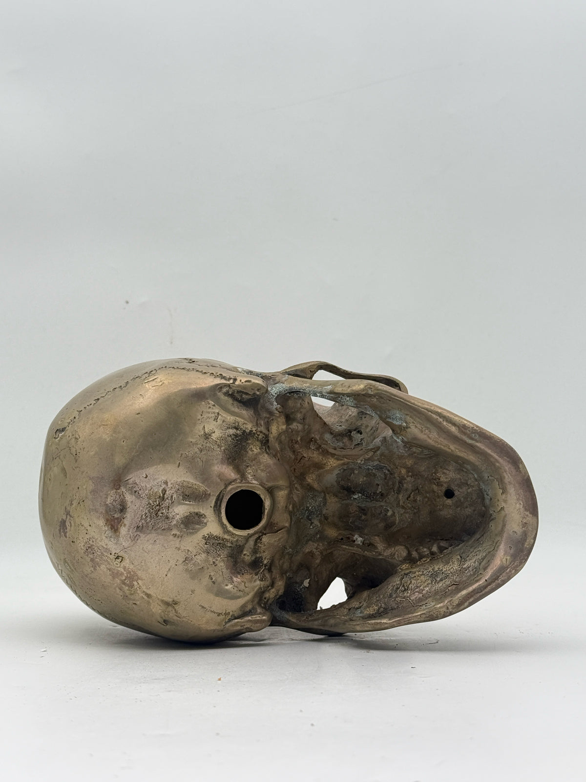 Brass Human Skull