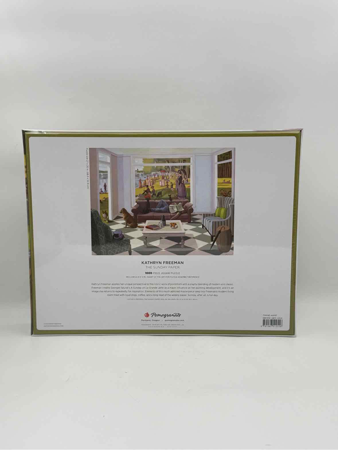 Kathryn Freeman "The Sunday Paper" 1000 Piece Puzzle
