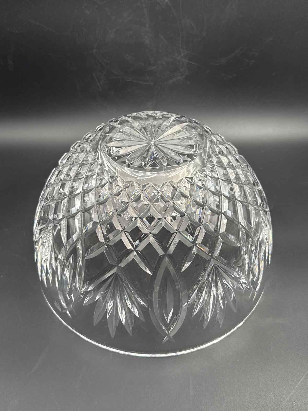 Waterford Granville Crystal Bowl Cut Glass Centerpiece Decorative