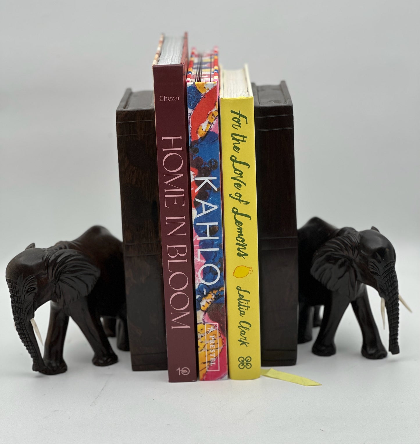 Pair Of Elephant Bookends