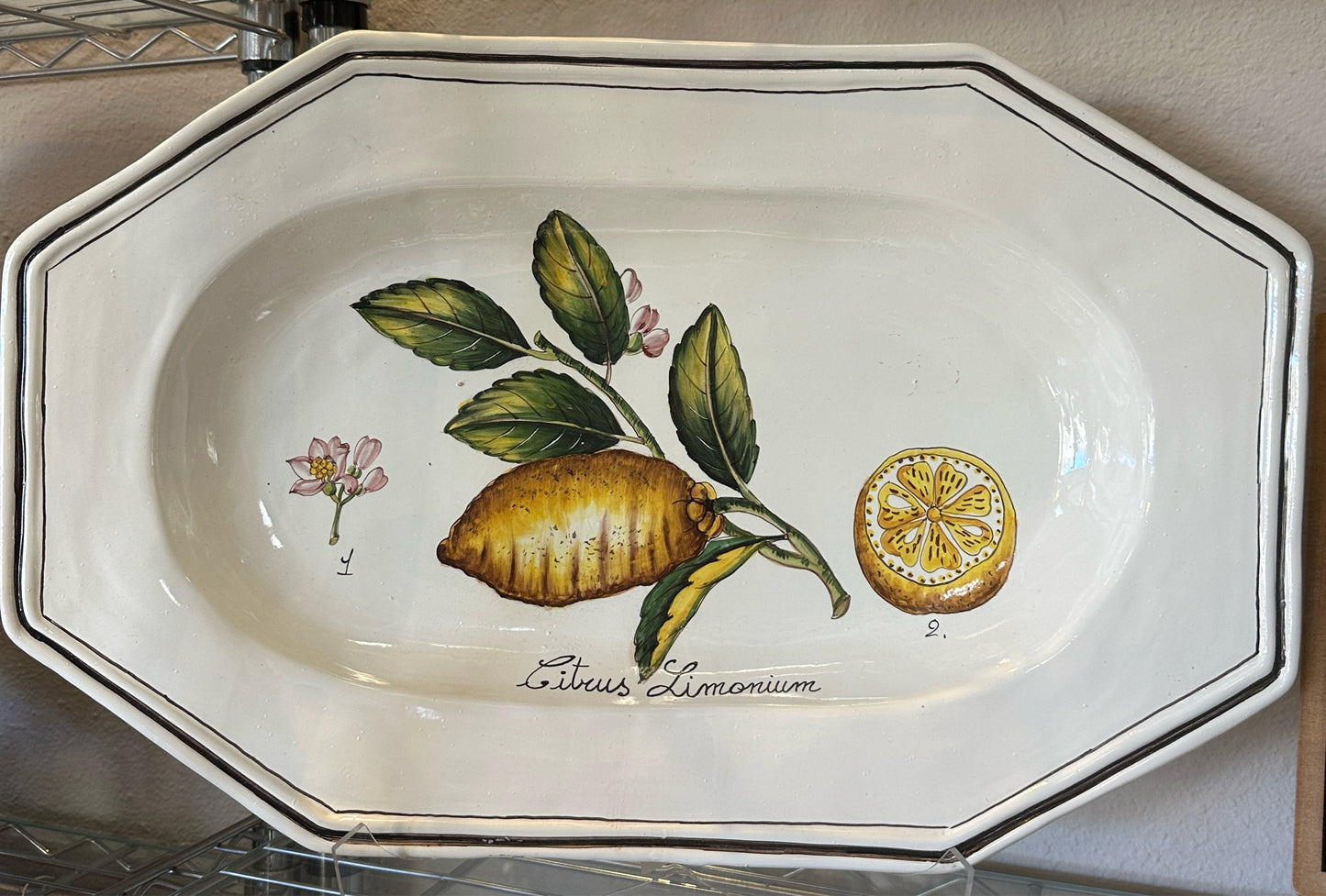 Vietri Ceramic "Citrus Limonium" Platter