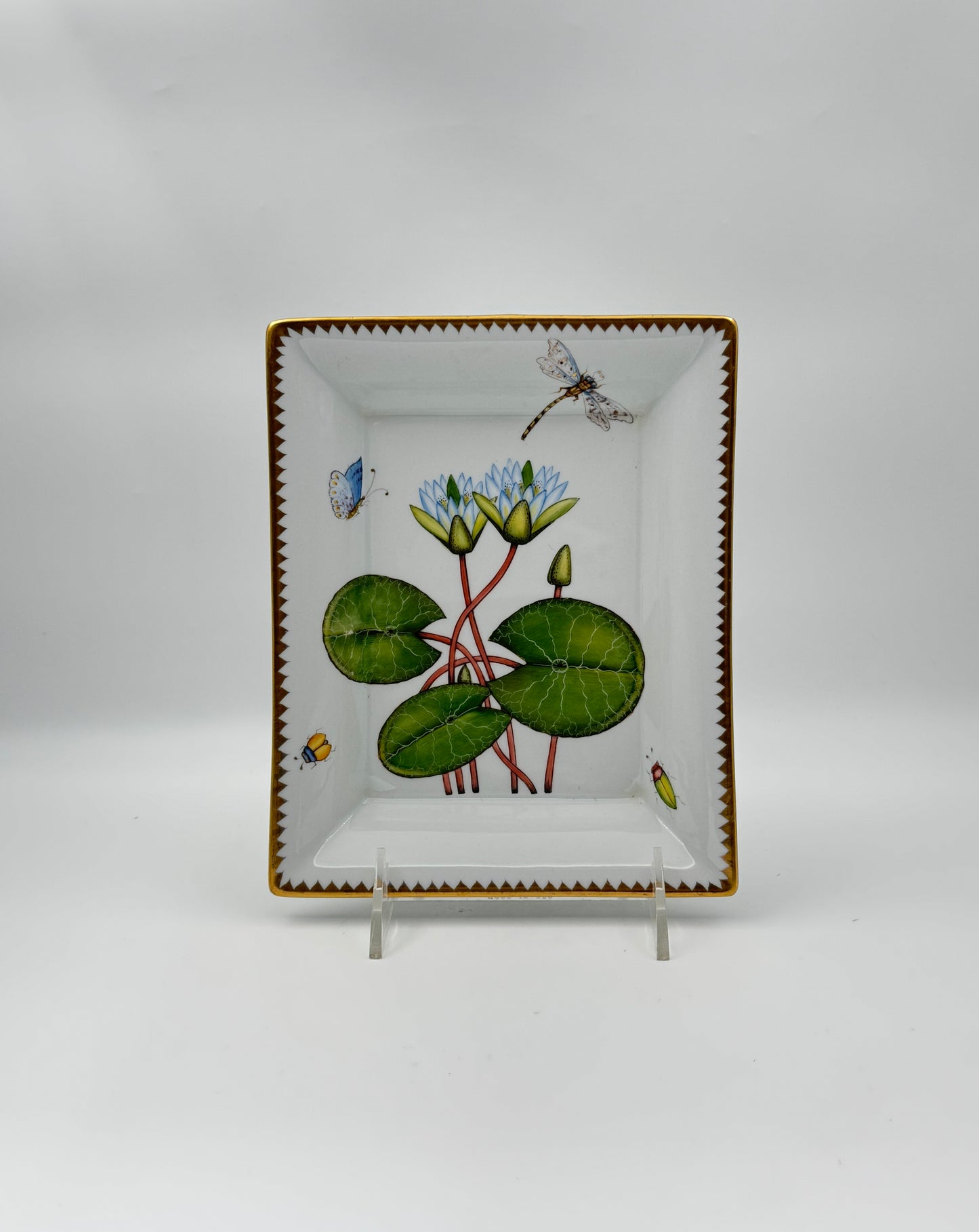Anna Weatherley Handpainted Rectangle Server/Vanity Dish