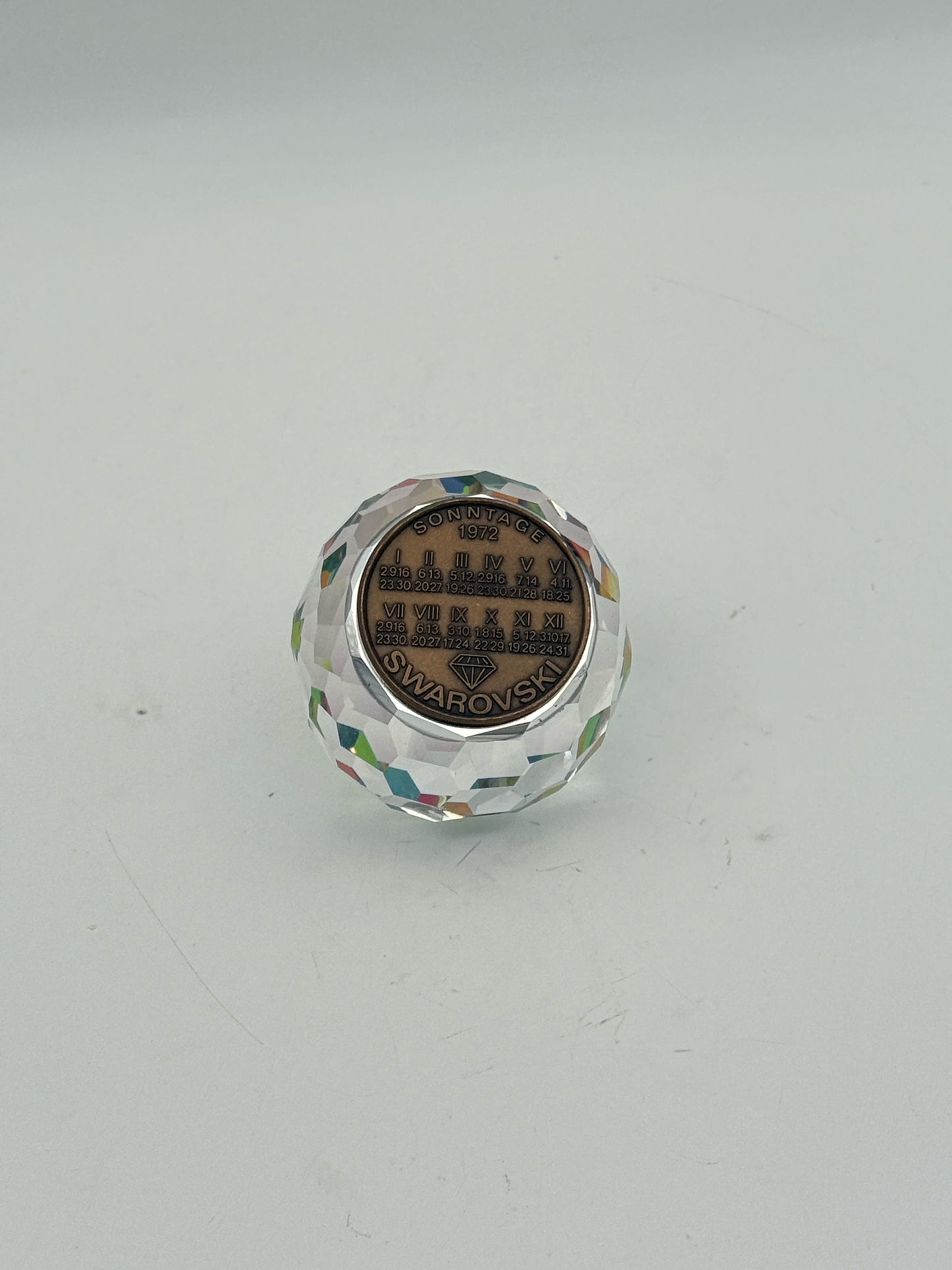 Swarovski 1972 Sonntage Rainbow Paperweight