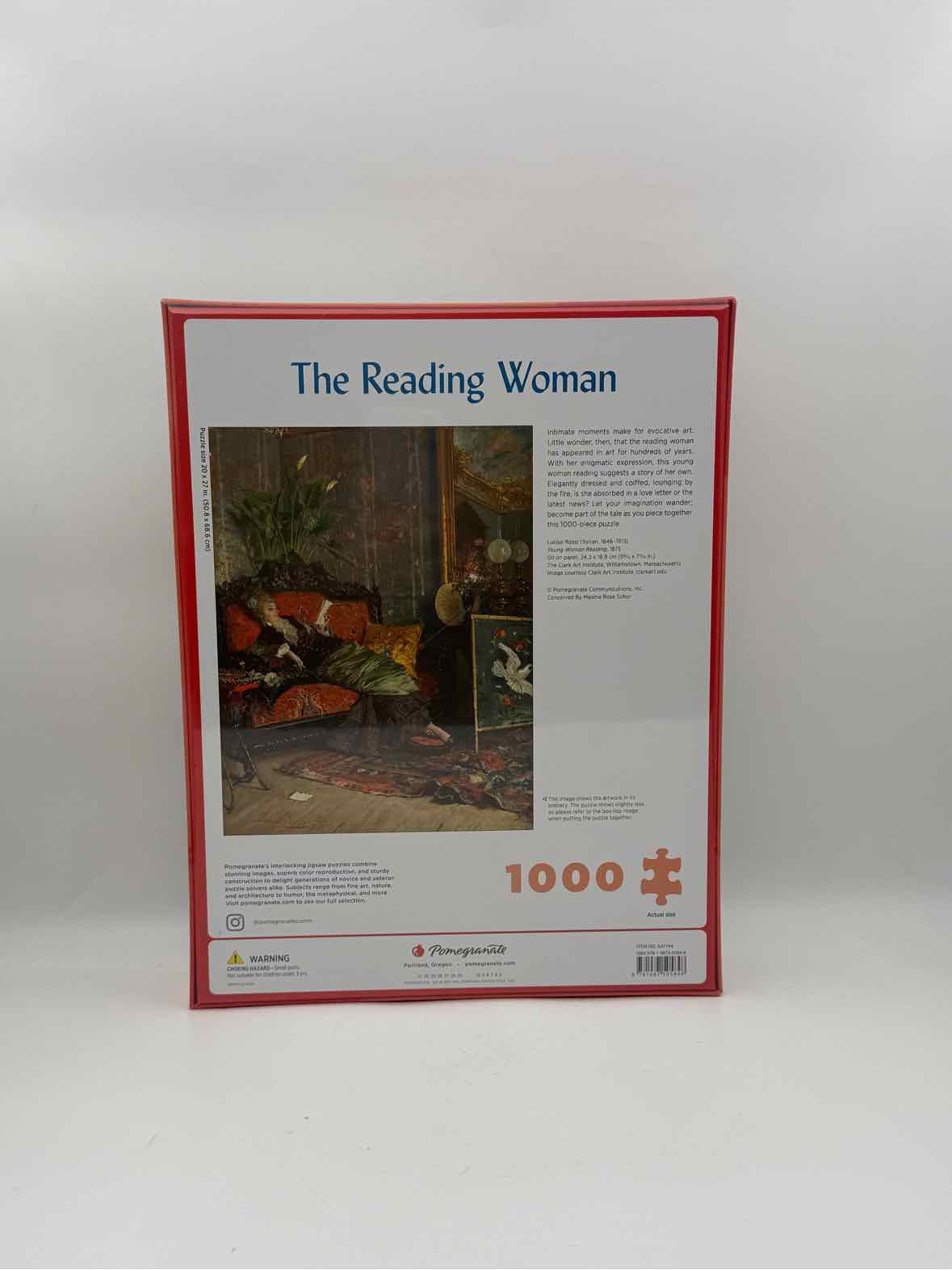 Pomegranate "The Reading Woman" 1000 Piece Puzzle