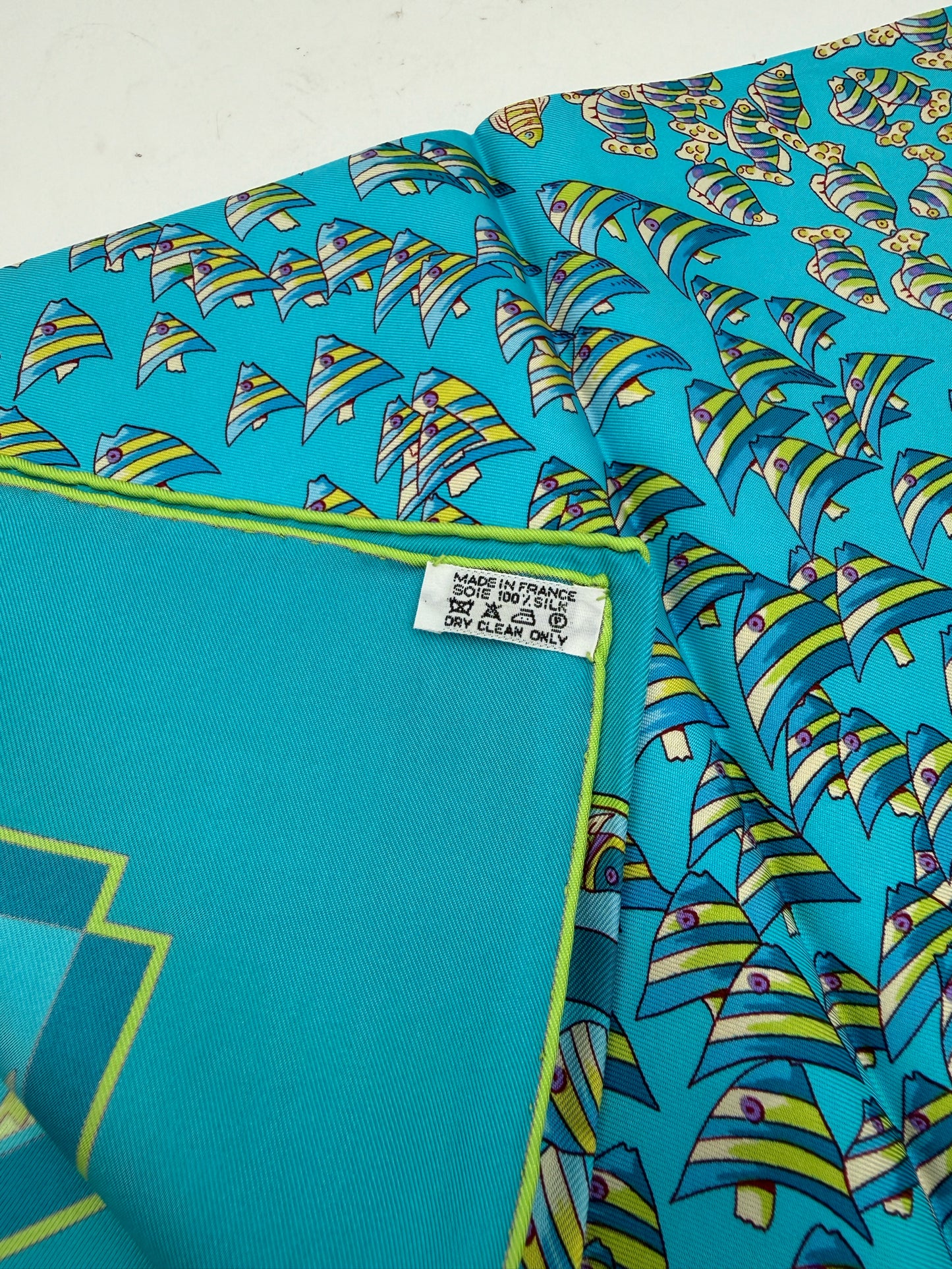 Hermes "Recontre Ociane" Silk Scarf