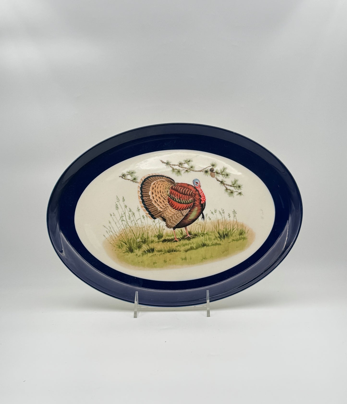 Fiesta Turkey Platter – Oval Serving Tray – Vintage Homer Laughlin