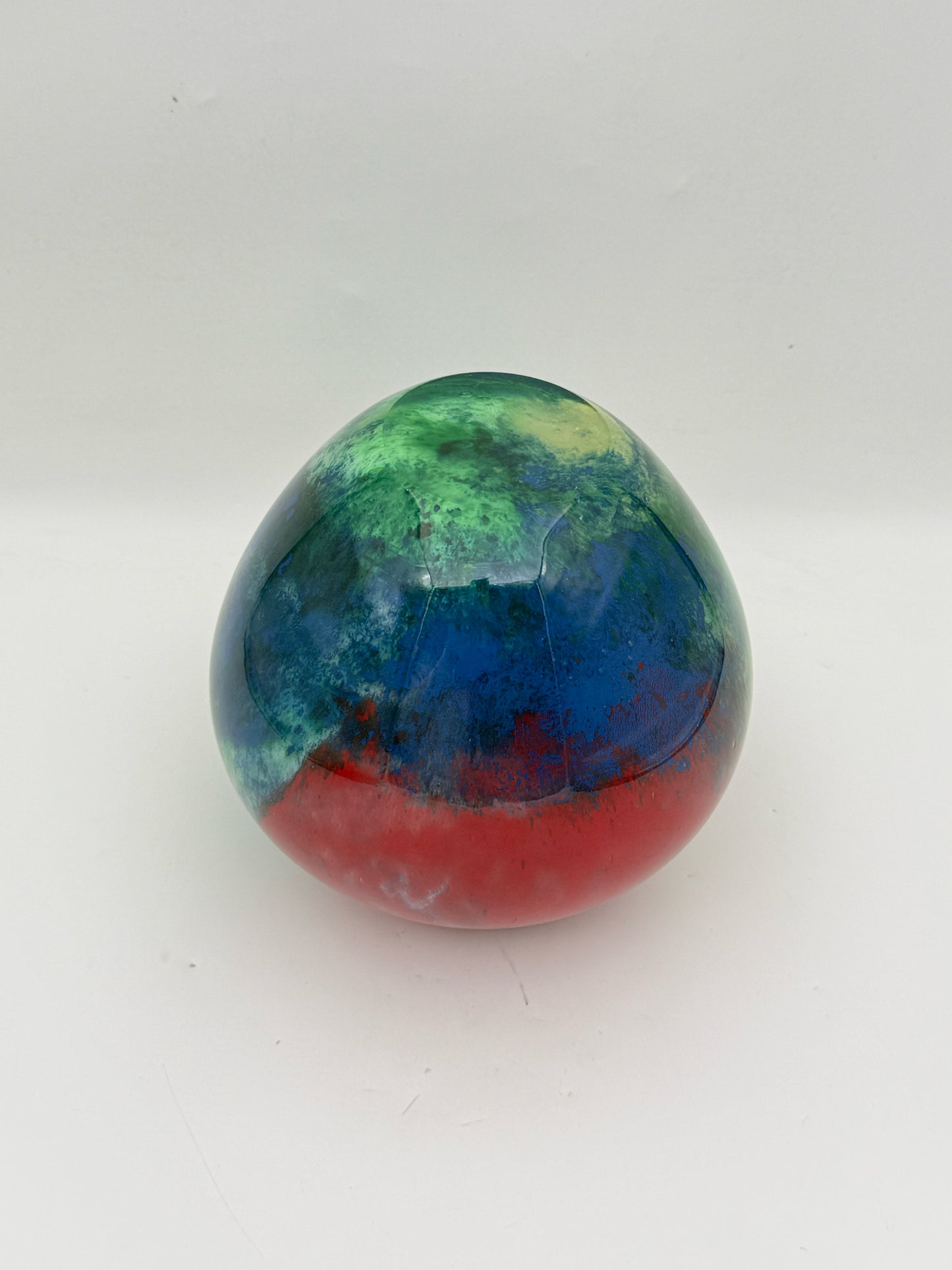 Multi Color Art Glass Vase
