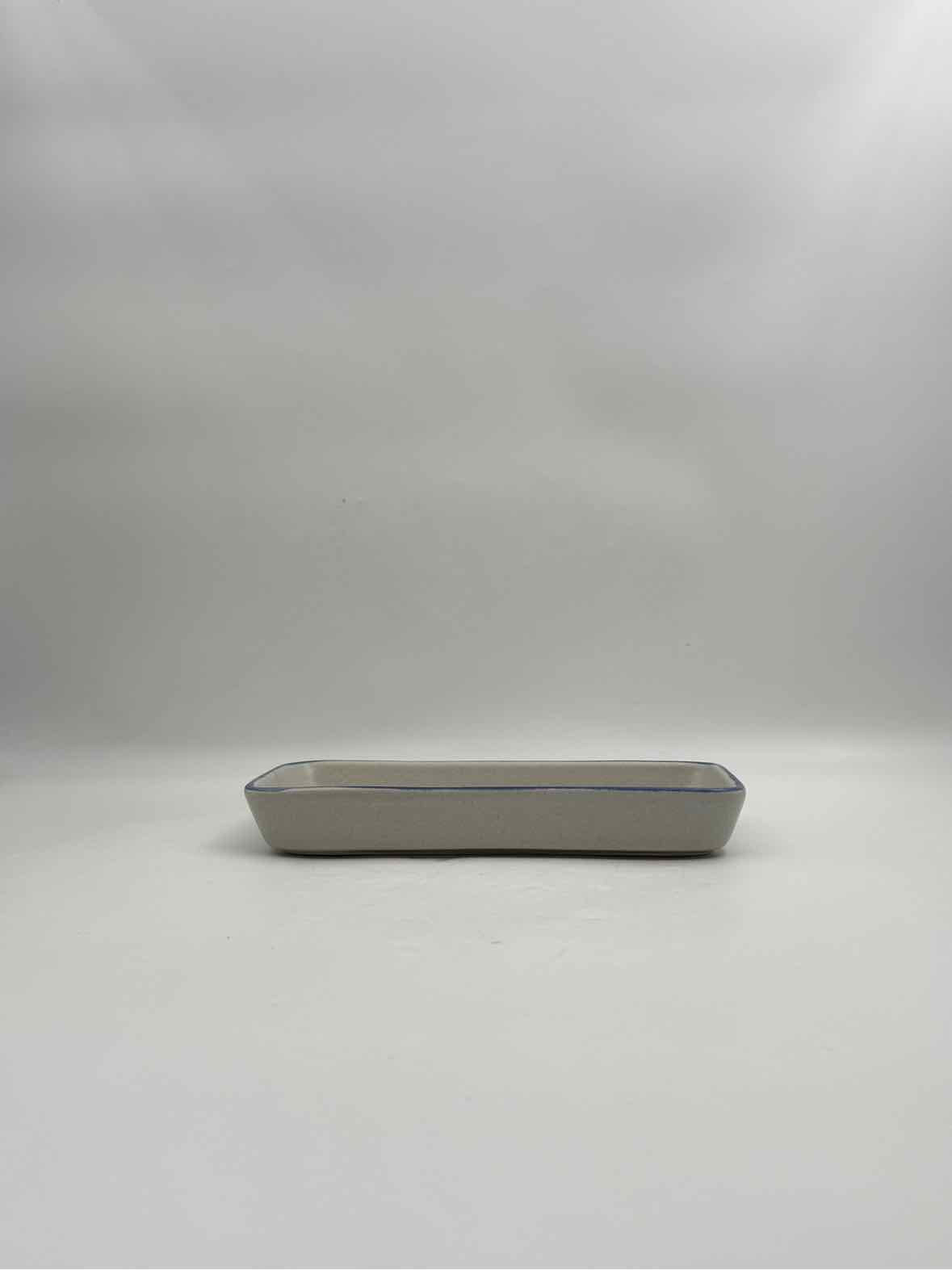 Vintage Pfaltzgraff Yorktowne Blue And Gray Condiment Dish