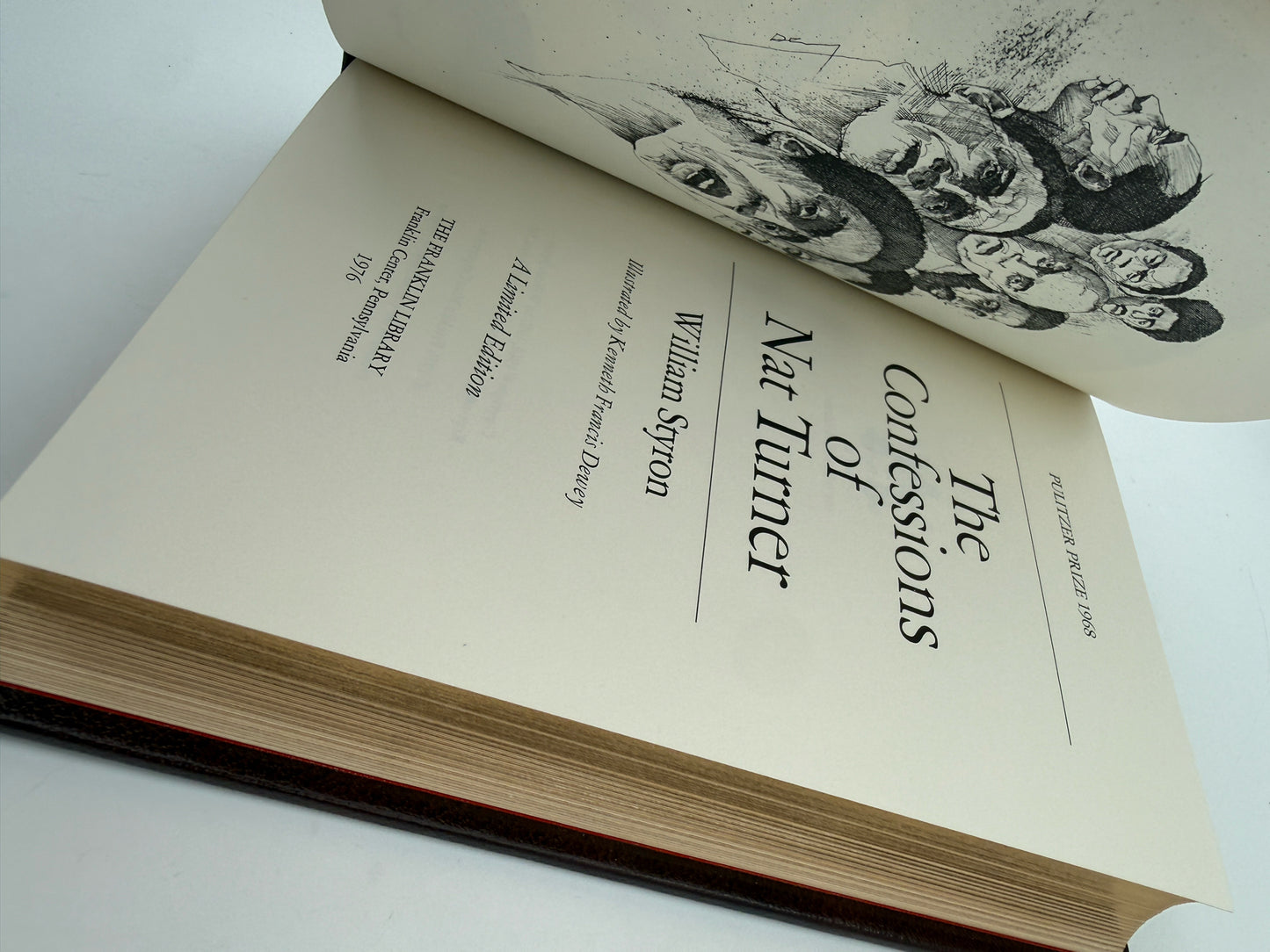 William Styron "The Confessions Of Nat Turner" Hardcover Book- Franklin Edition
