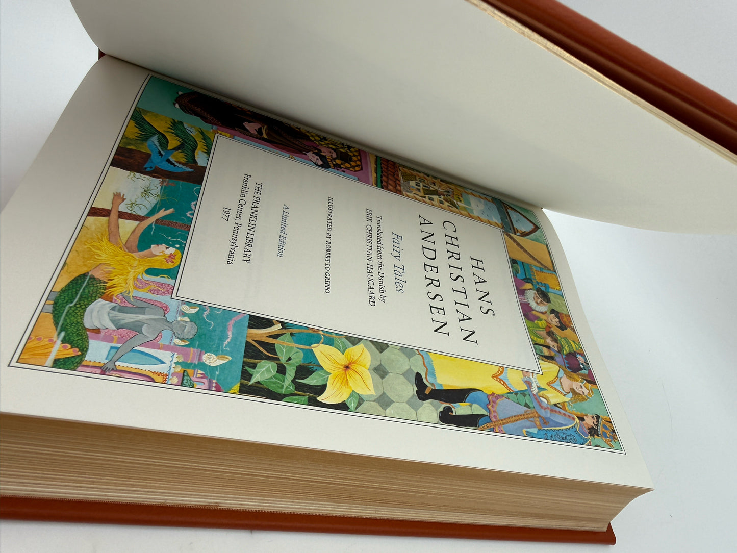 Hans Christian Anderson "Fairy Tales" Book Franklin Edition