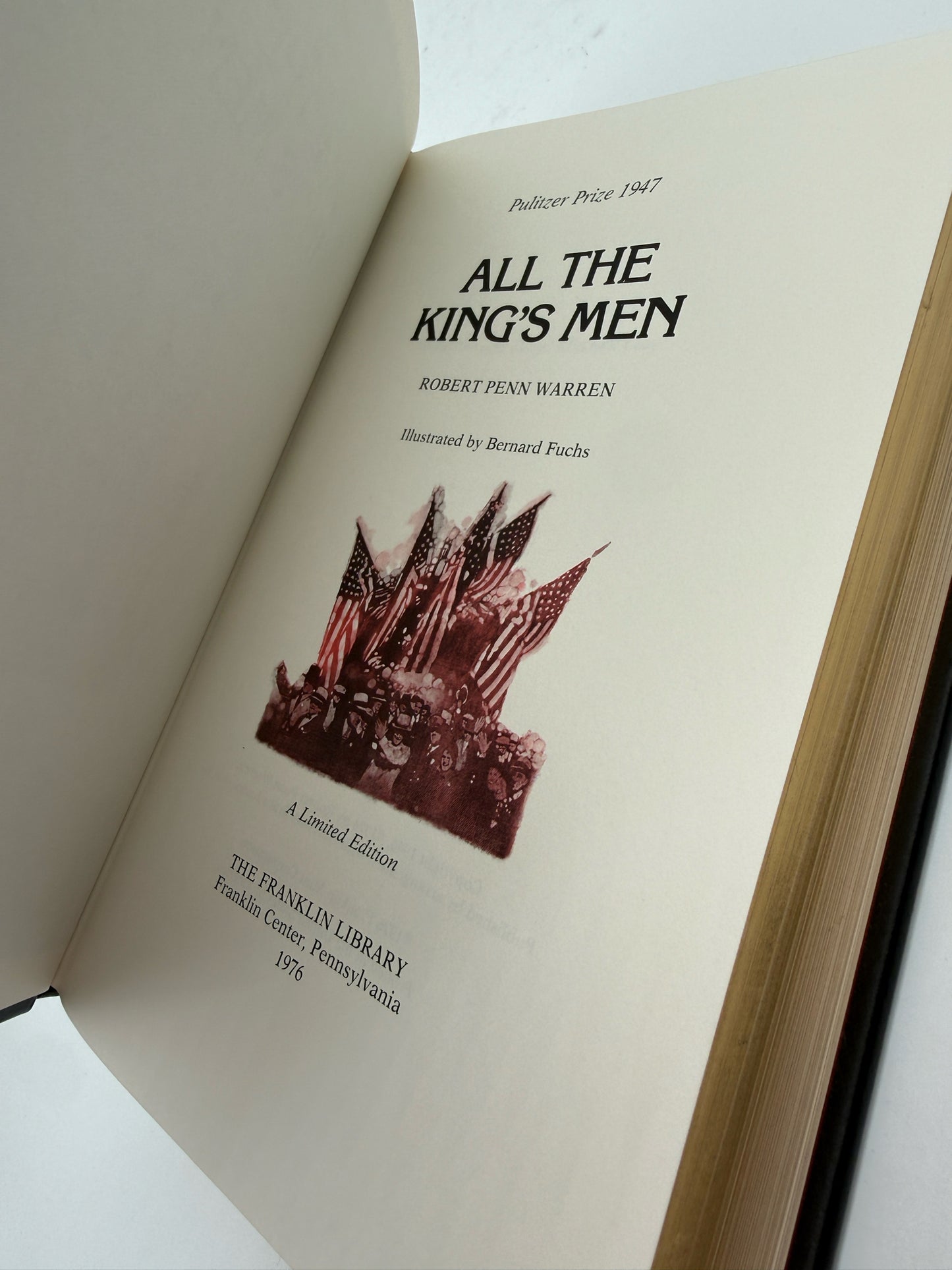 "All The King's Men" By Robert Warren- Franklin Library