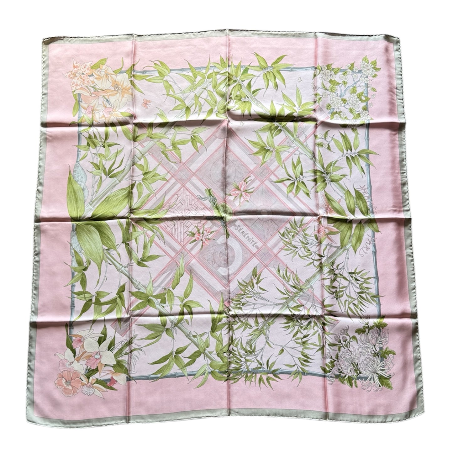 Hermès “Sérénité” Silk Scarf – 90 cm – Zoé Pauwels, 2001
