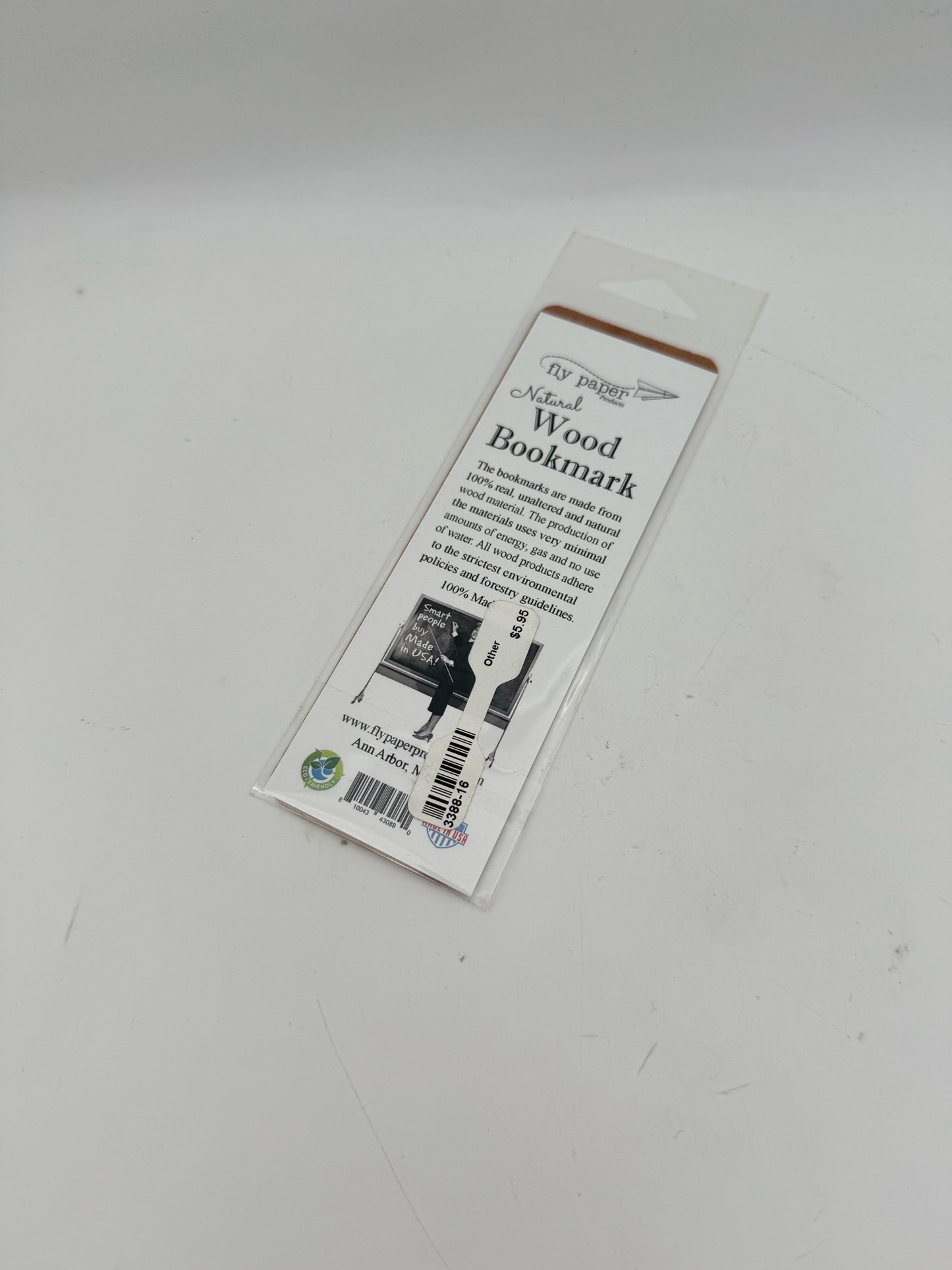 Just One More Chapter Wood Bookmark