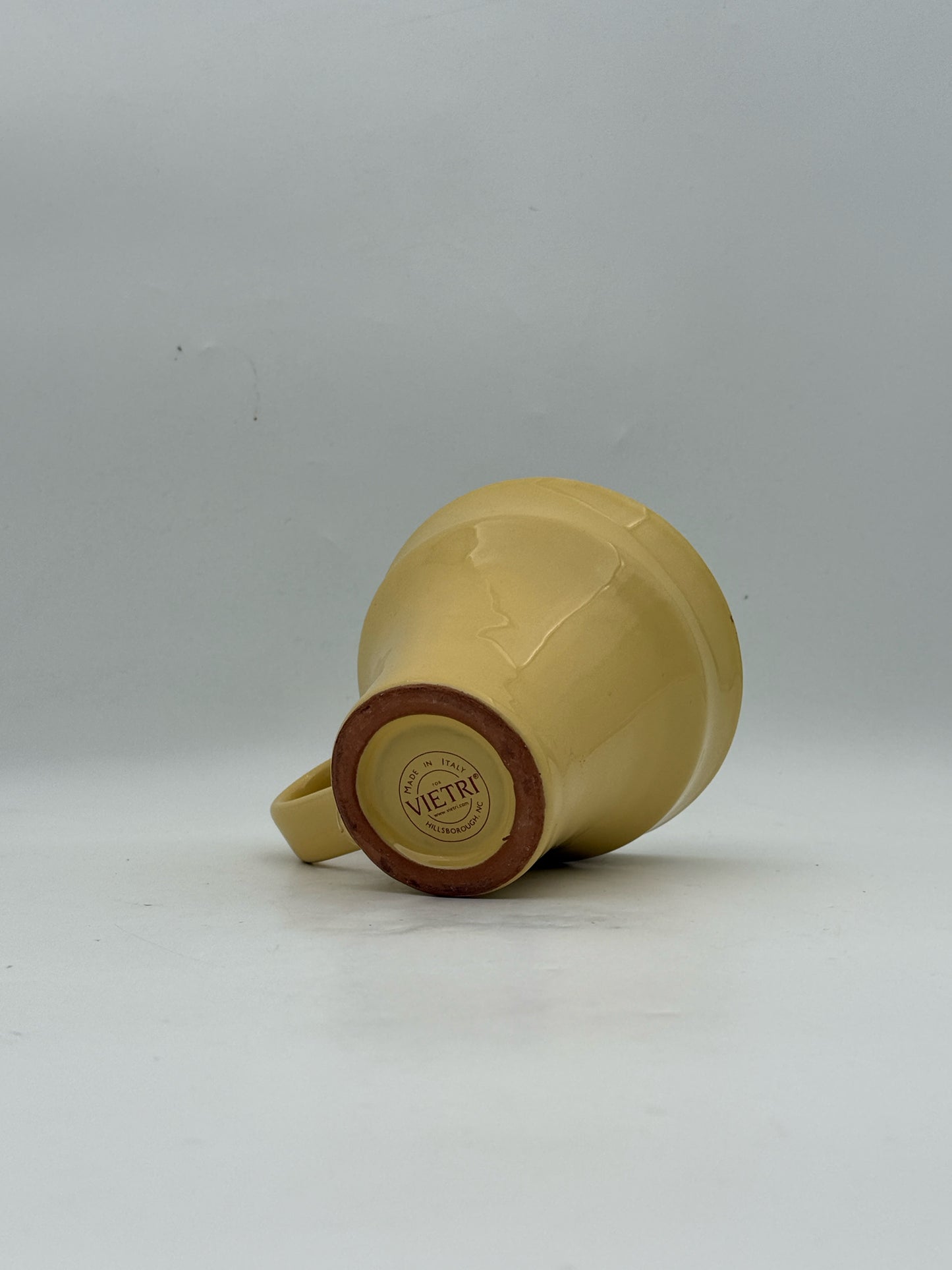 Vietri Cucina Fresca Saffron Yellow Mugs- Set Of 4