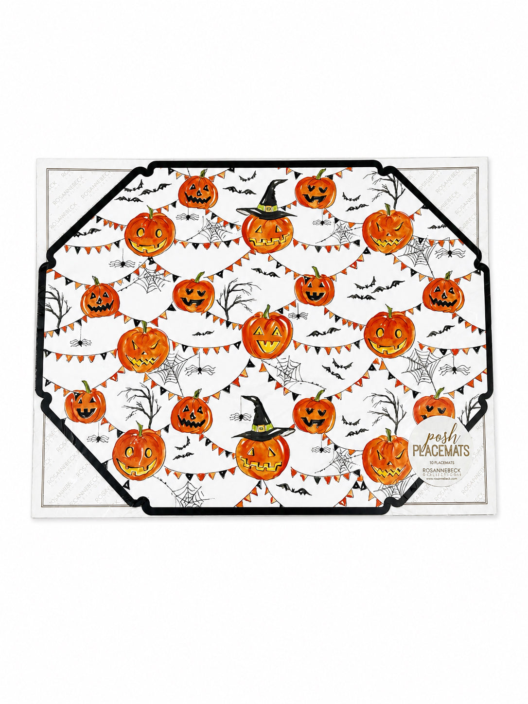 Halloween Paper Placemats- Set Of 10