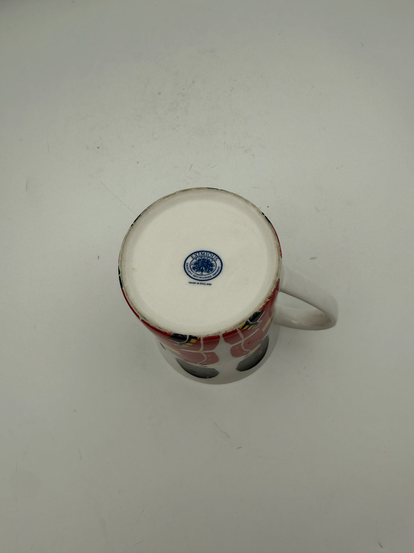 British King's Guard Plate, Bowl, And Mug