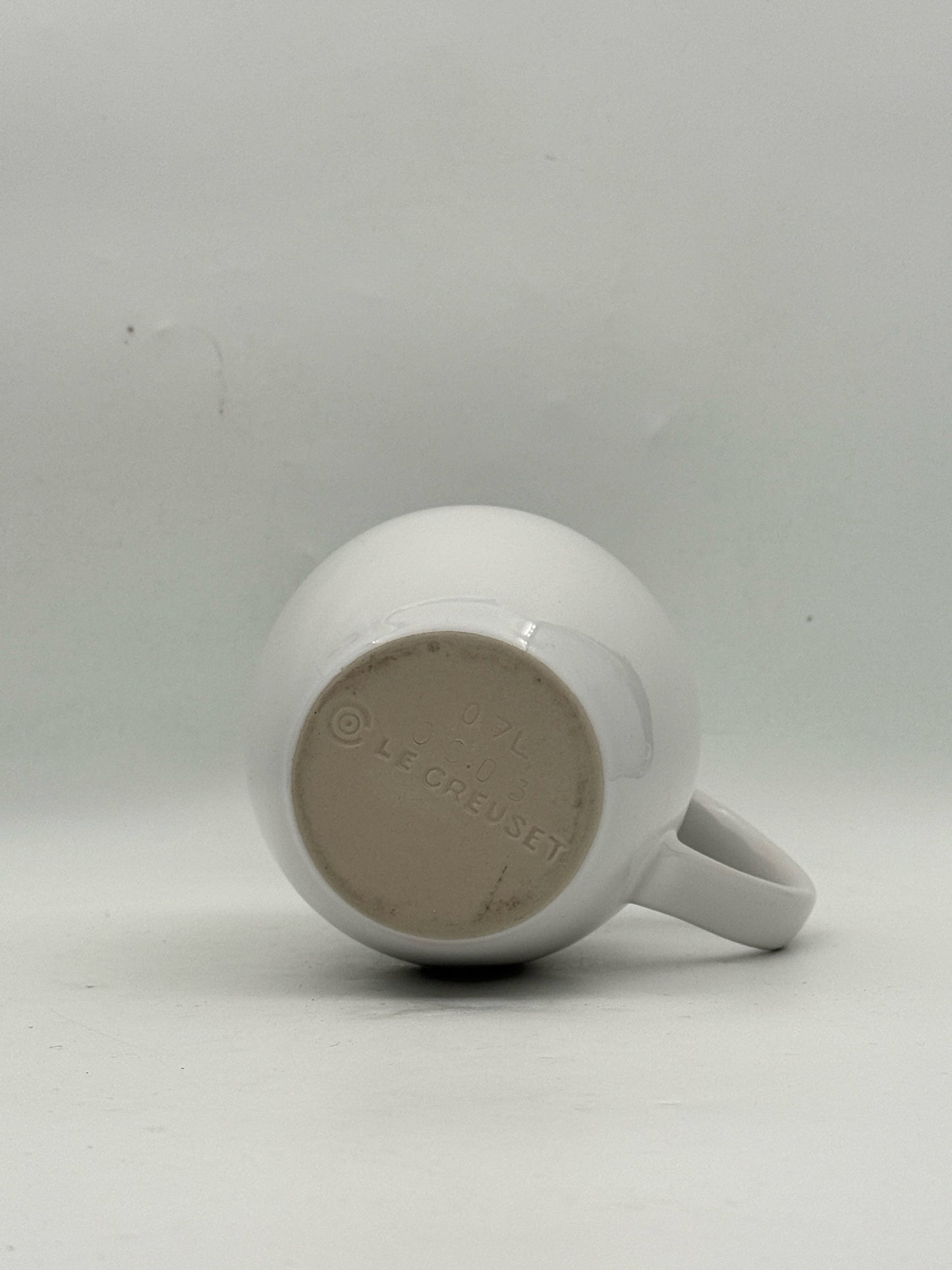 Le Creuset White Stoneware Pitcher