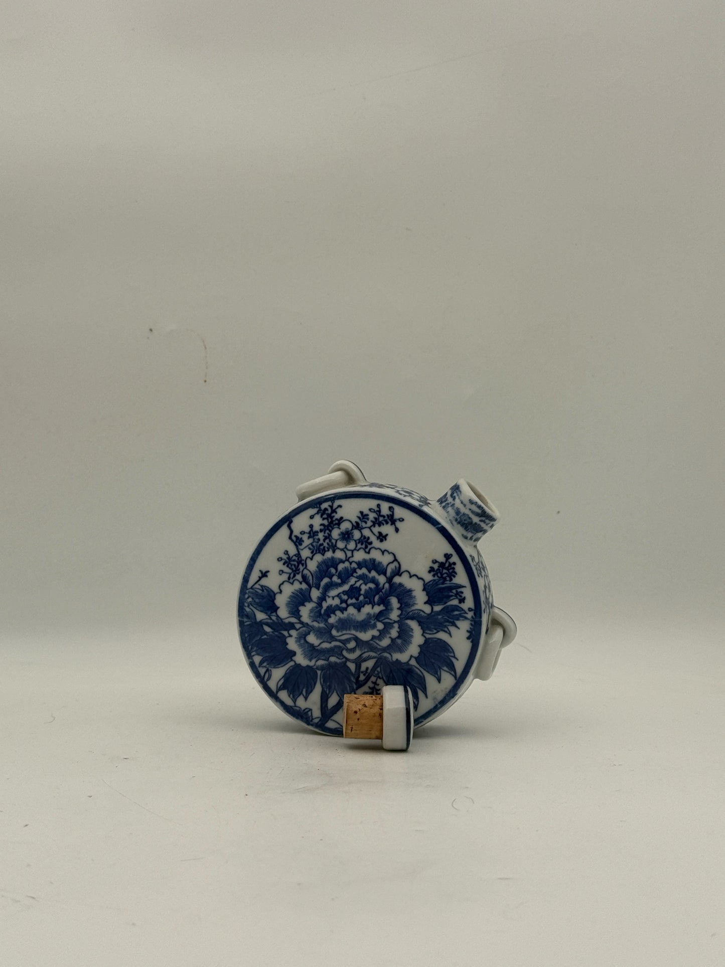 Chinese Blue And White Decorative Flask