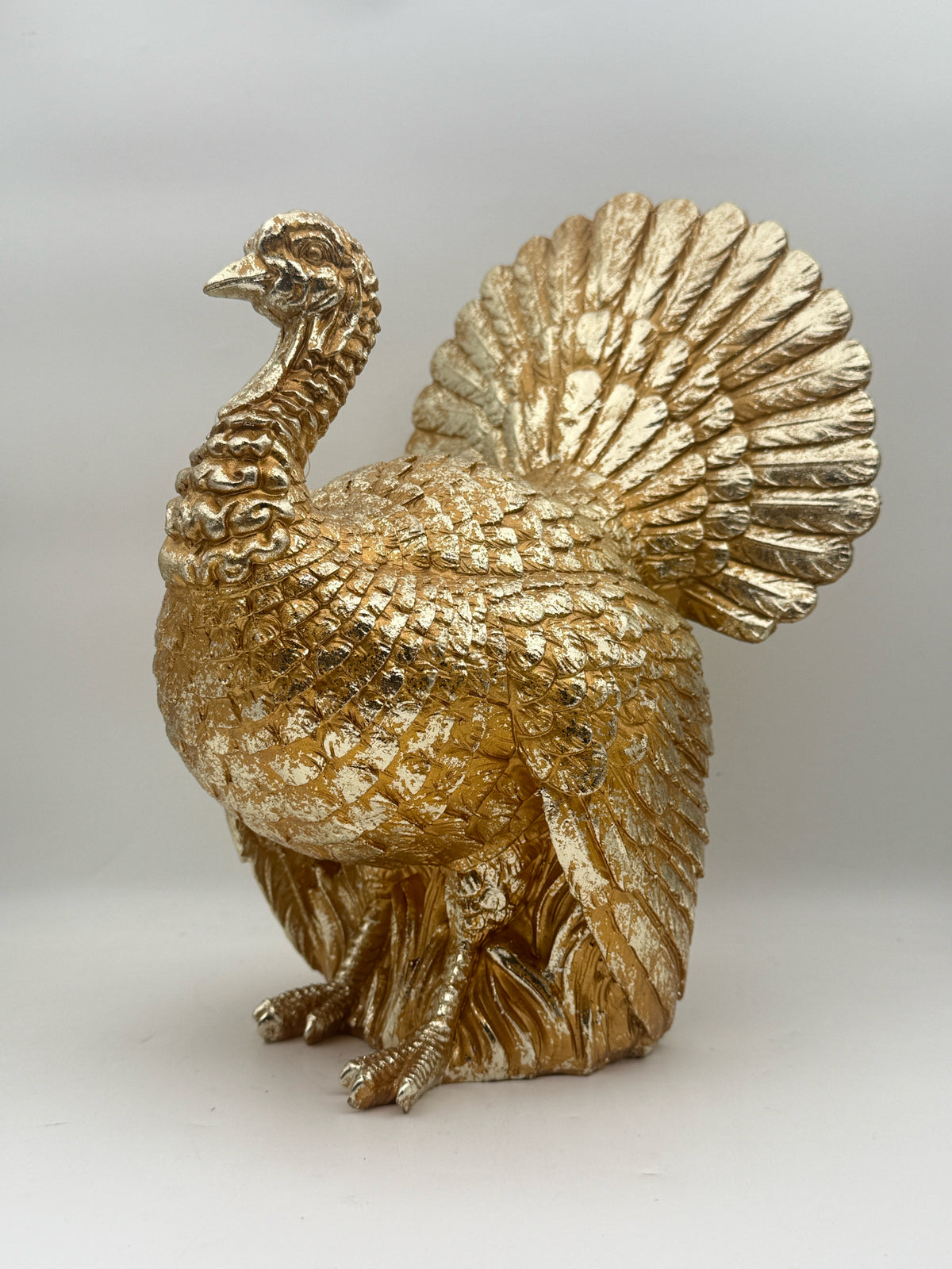 Gold Turkey Statue