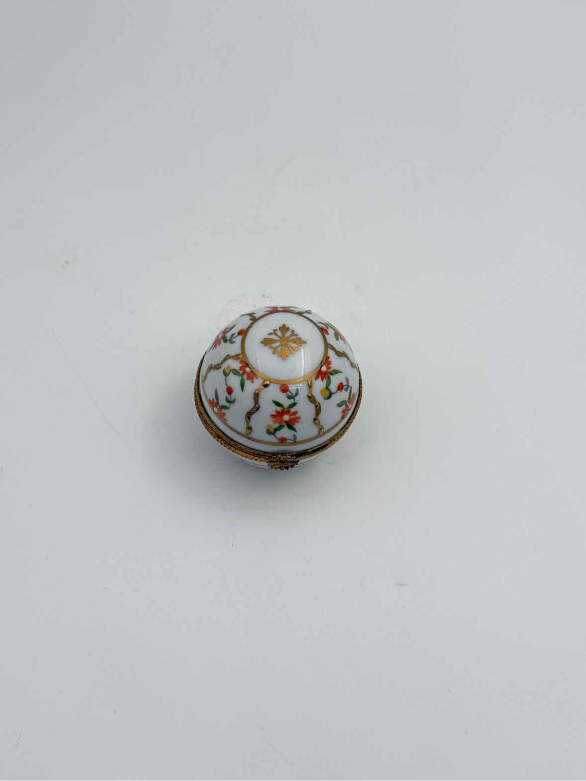 Antique Limoges Handpainted Trinket Box